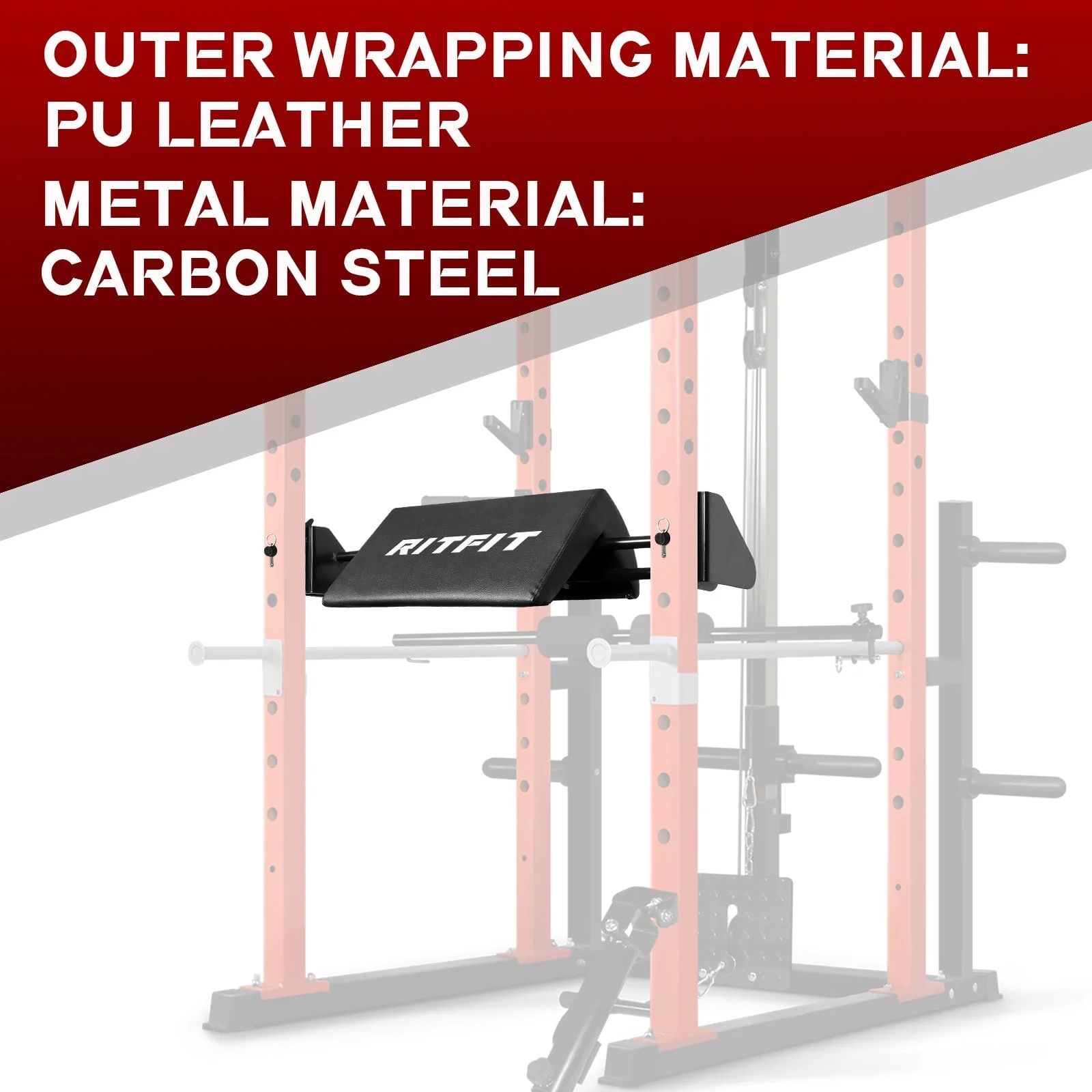 RitFit PAT01 2-In-1 Hip Thrust and Bicep Curl Attachment Only for P3 - Image 4