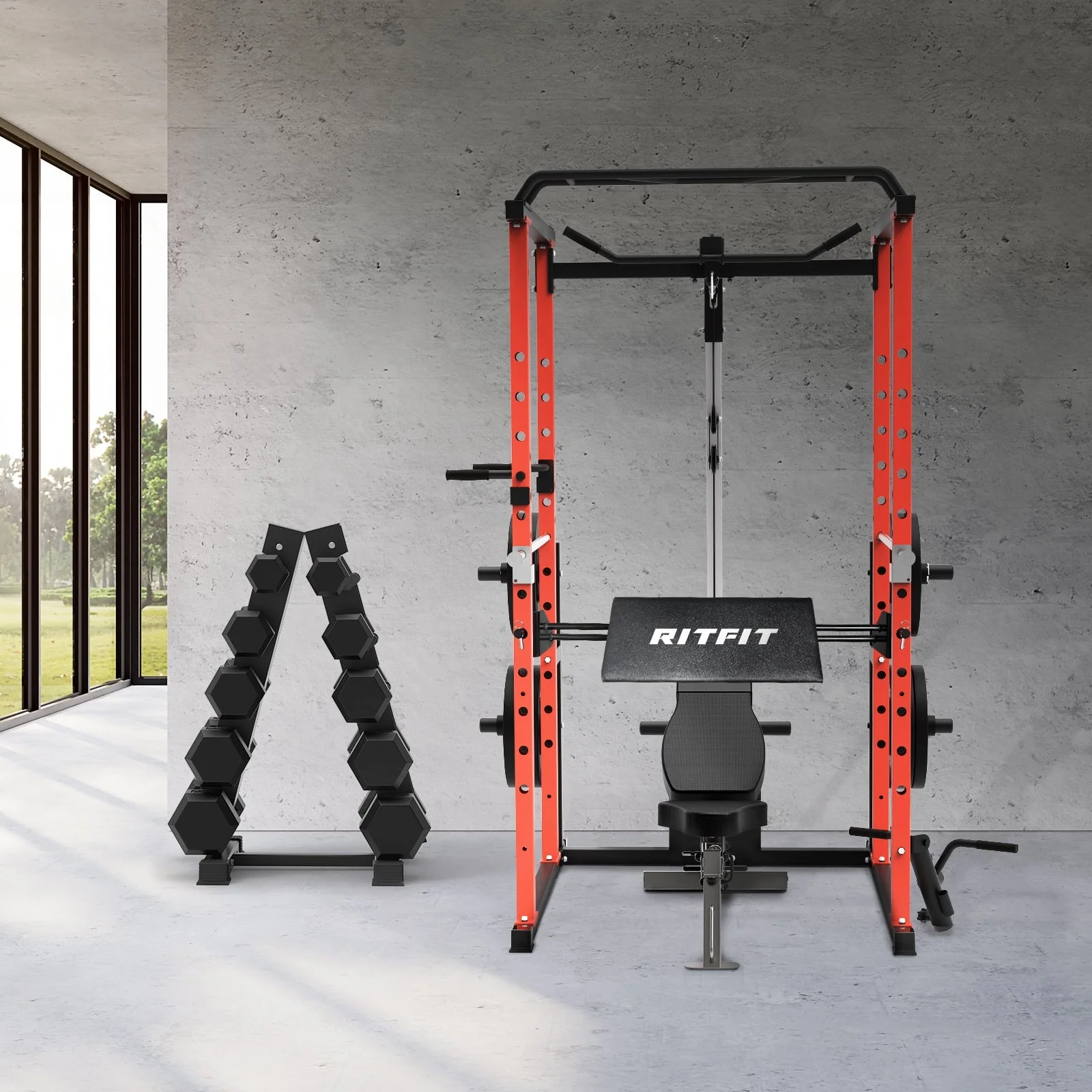 RitFit PAT01 2-In-1 Hip Thrust and Bicep Curl Attachment Only for P3 - Image 7
