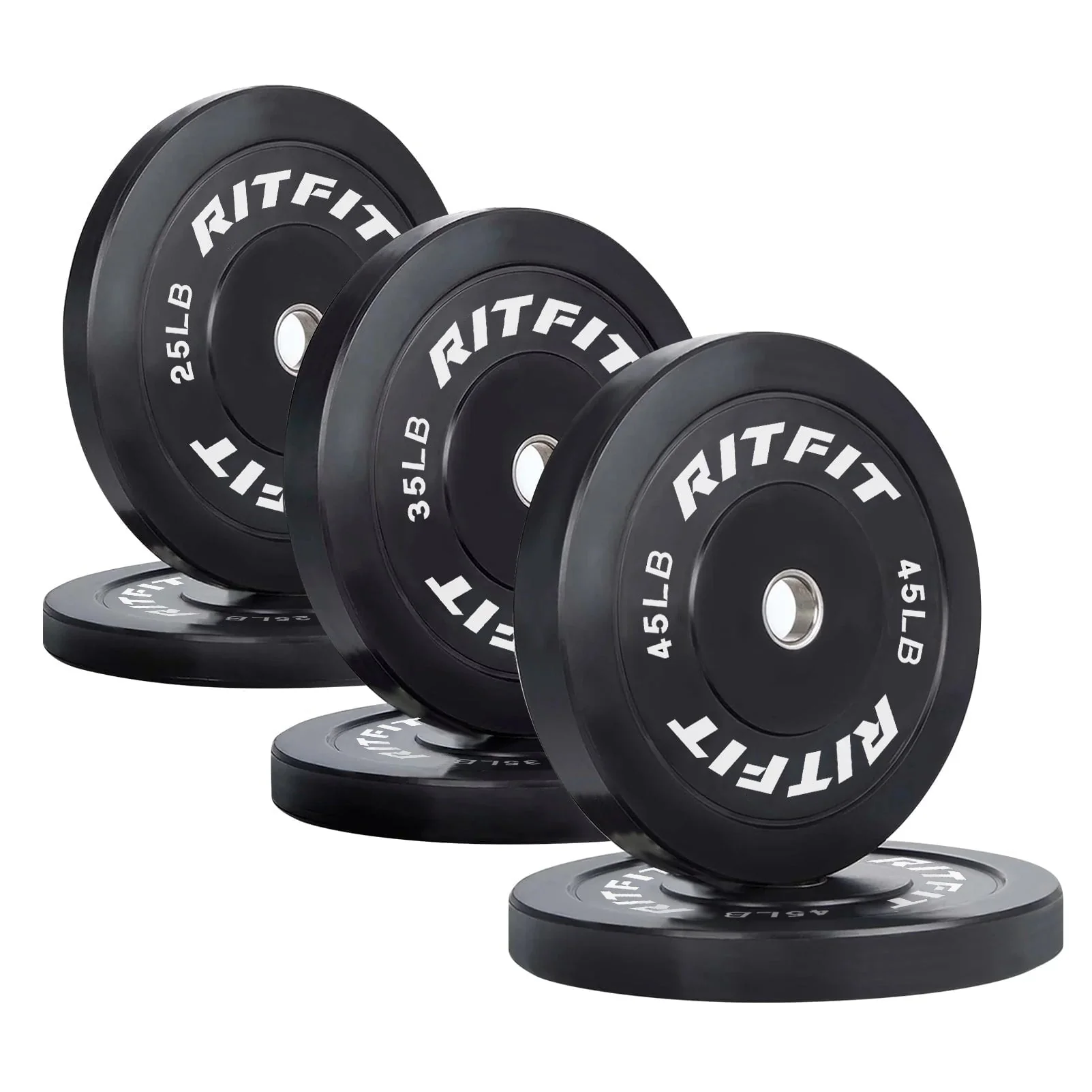 RitFit Olympic Bumper Weight Plates - 2-inch - Image 18