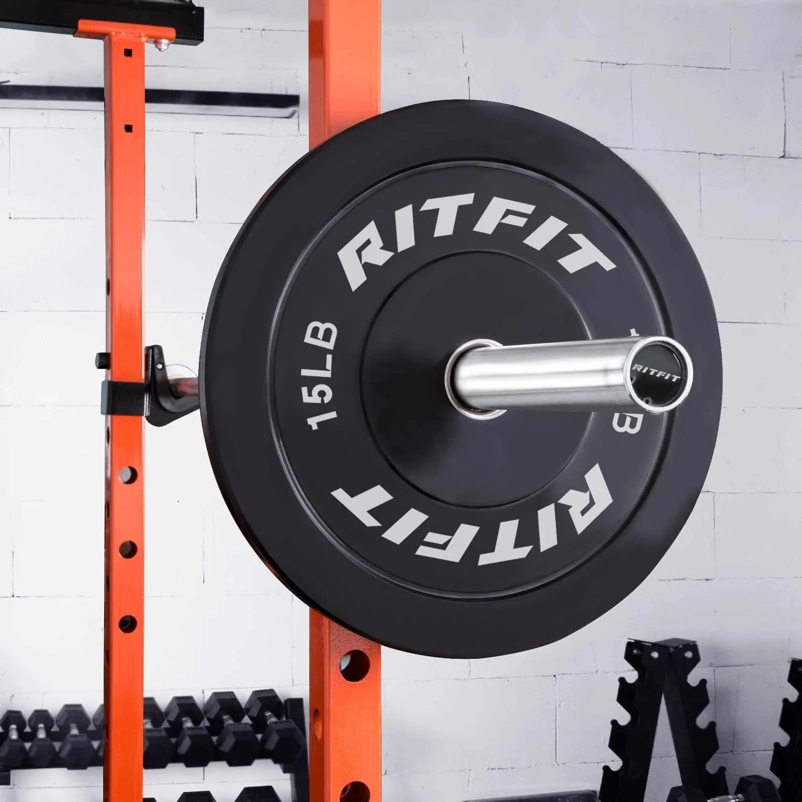 RitFit Olympic Bumper Weight Plates - 2-inch - Image 7