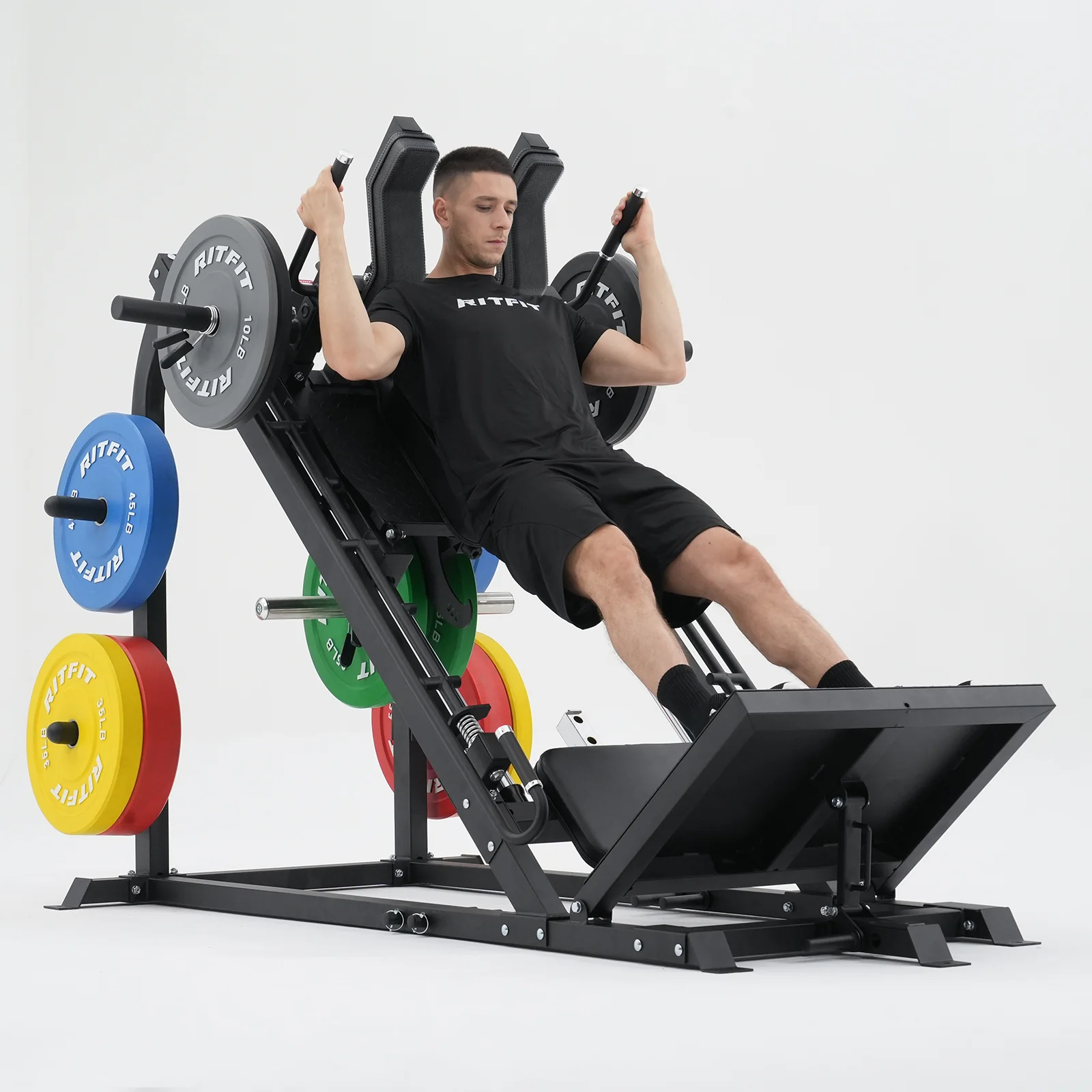 RitFit GAZELLE PRO 3-In-1 Leg Press and Hack Squat Machine - Image 11