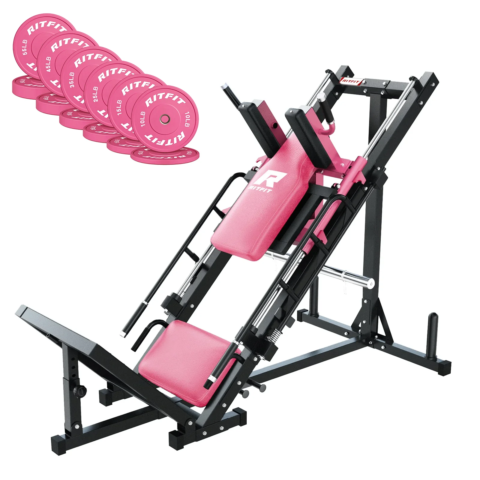 RitFit BLP01 Full Leg Workout Package 3-In-1 Leg Press, Hack Squat, and Calf Raise Set - Image 15