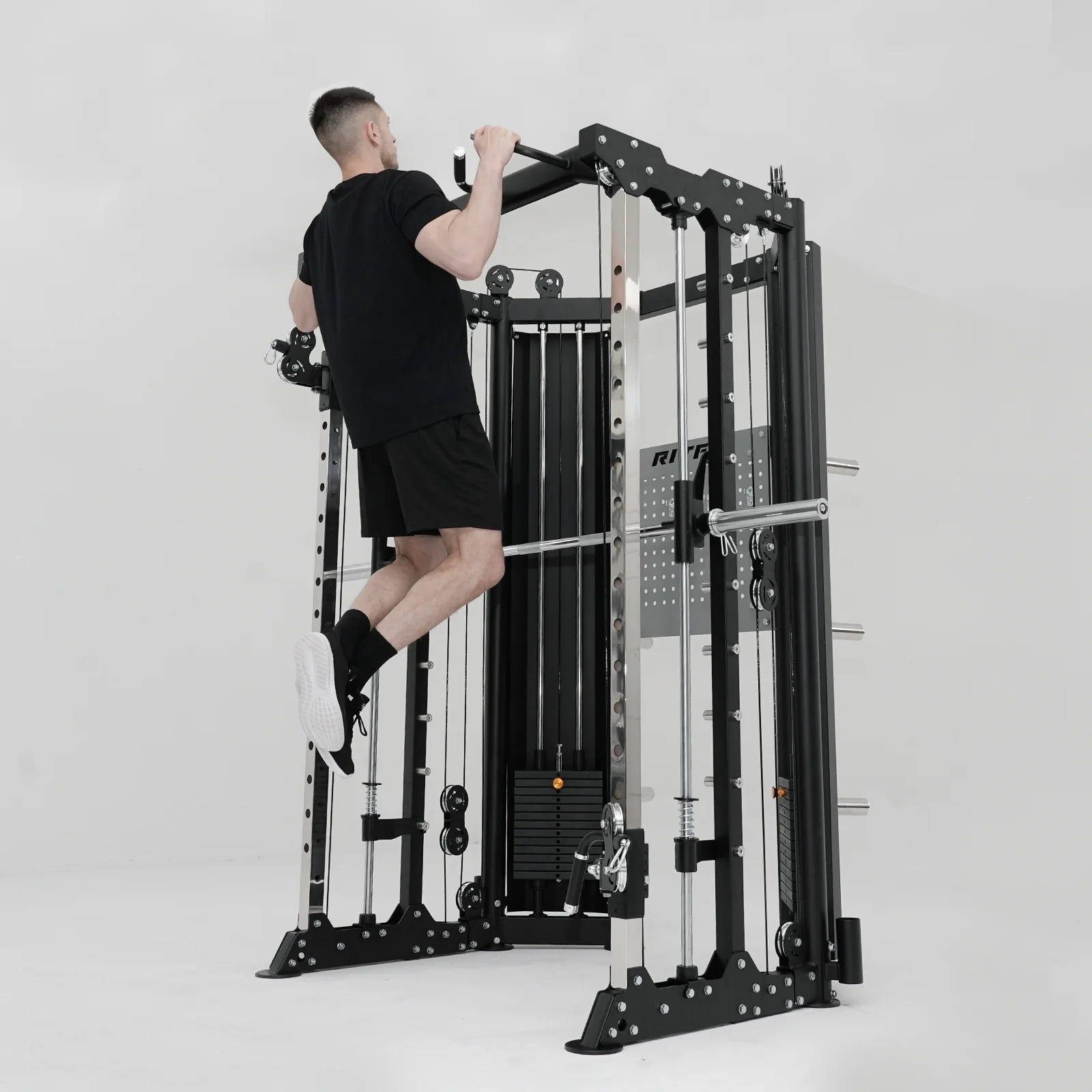 RitFit BPC06 All-In-One Smith Machine with 286LB Weight Stacks - Image 13