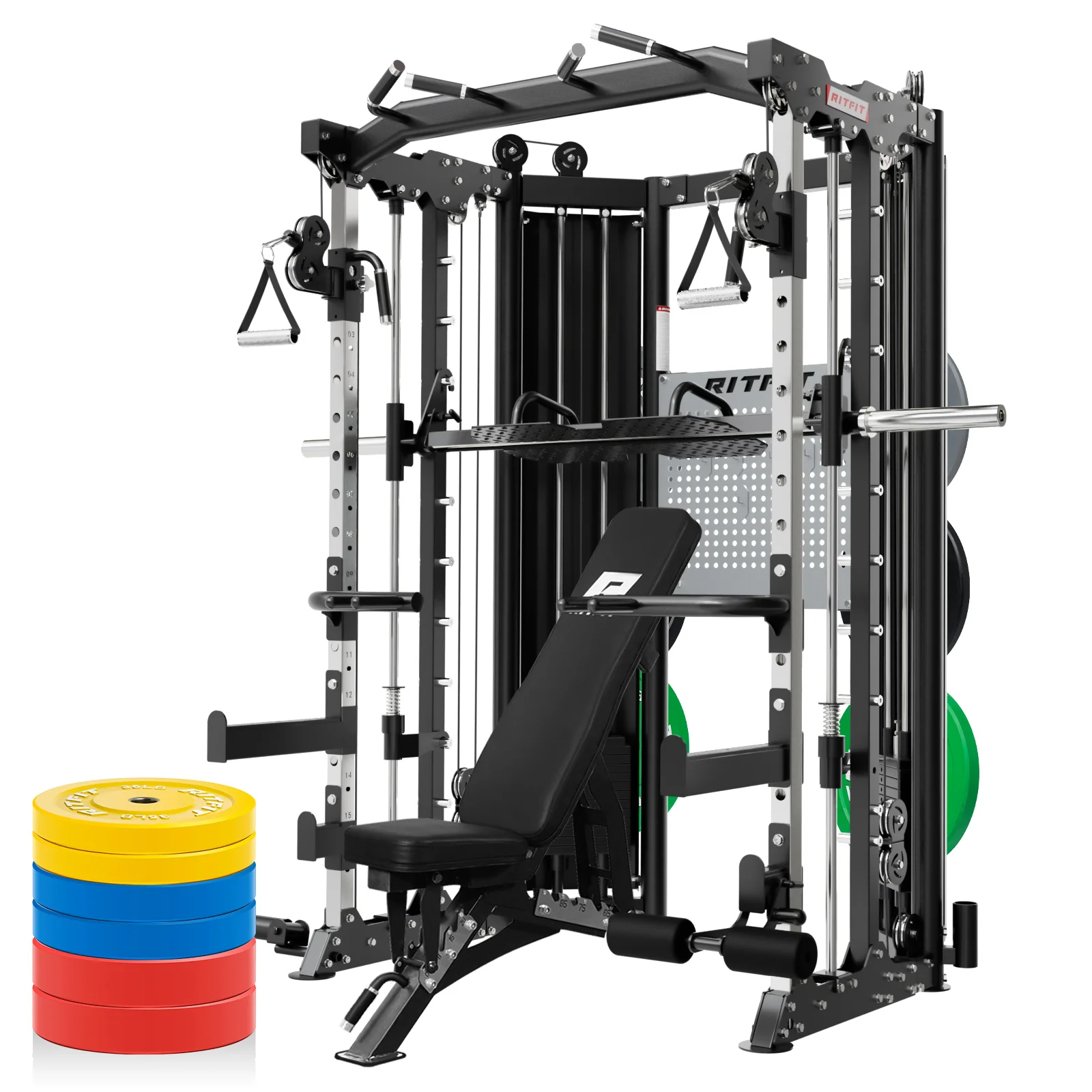 RitFit BPC06 All-In-One Smith Machine Home Gym Package - Image 15
