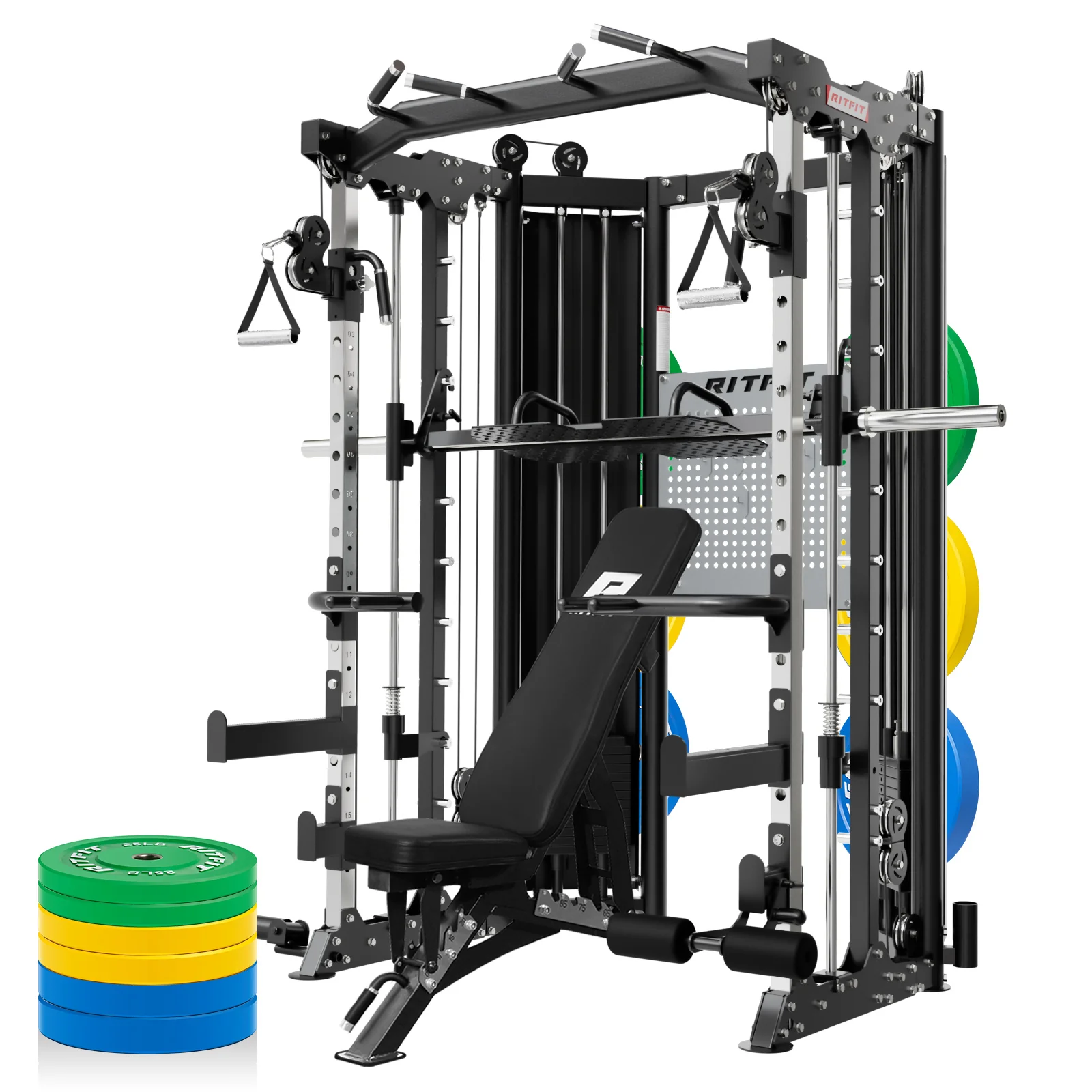RitFit BPC06 All-In-One Smith Machine Home Gym Package - Image 16