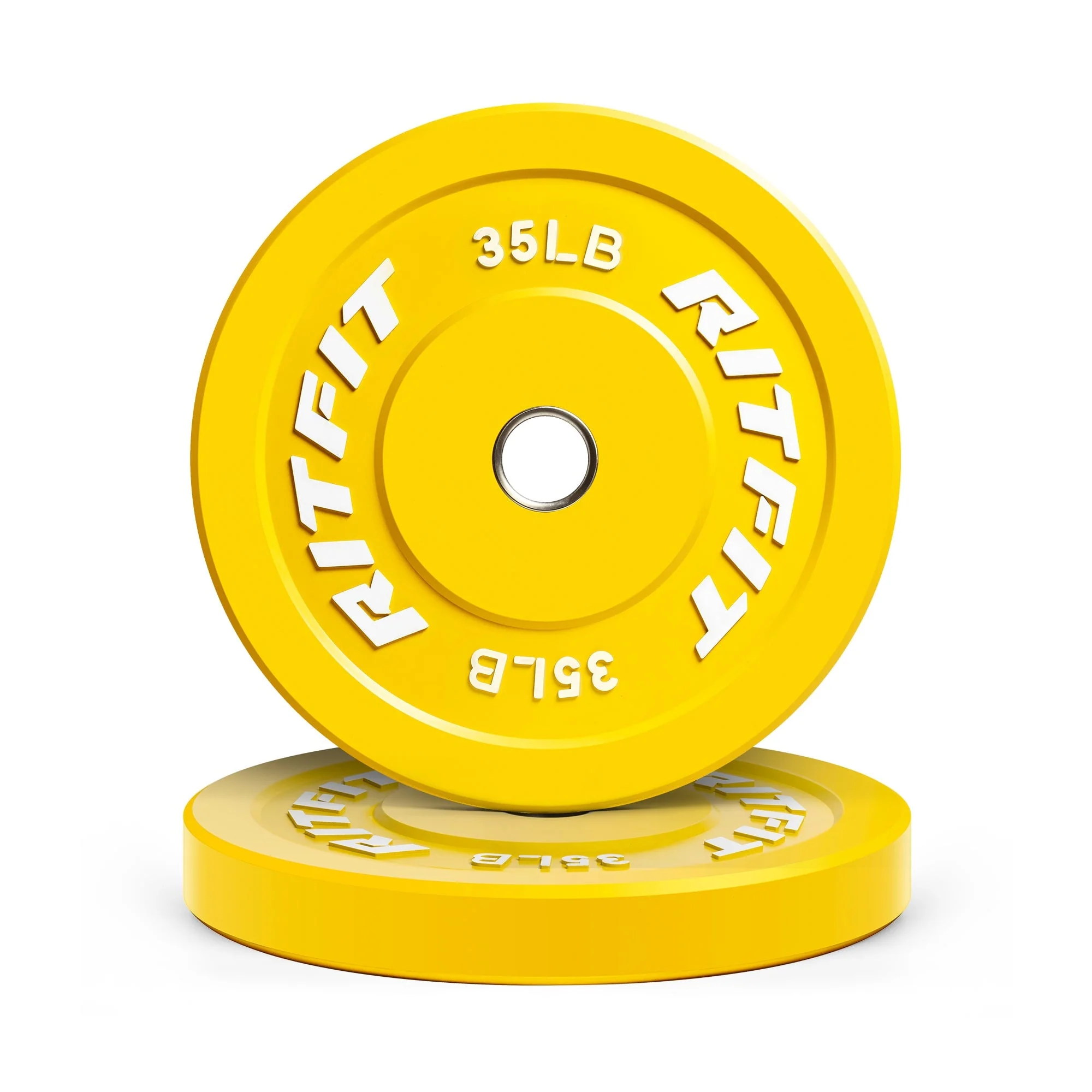 RitFit Color Olympic Bumper Weight Plates - 2-Inch - Image 6