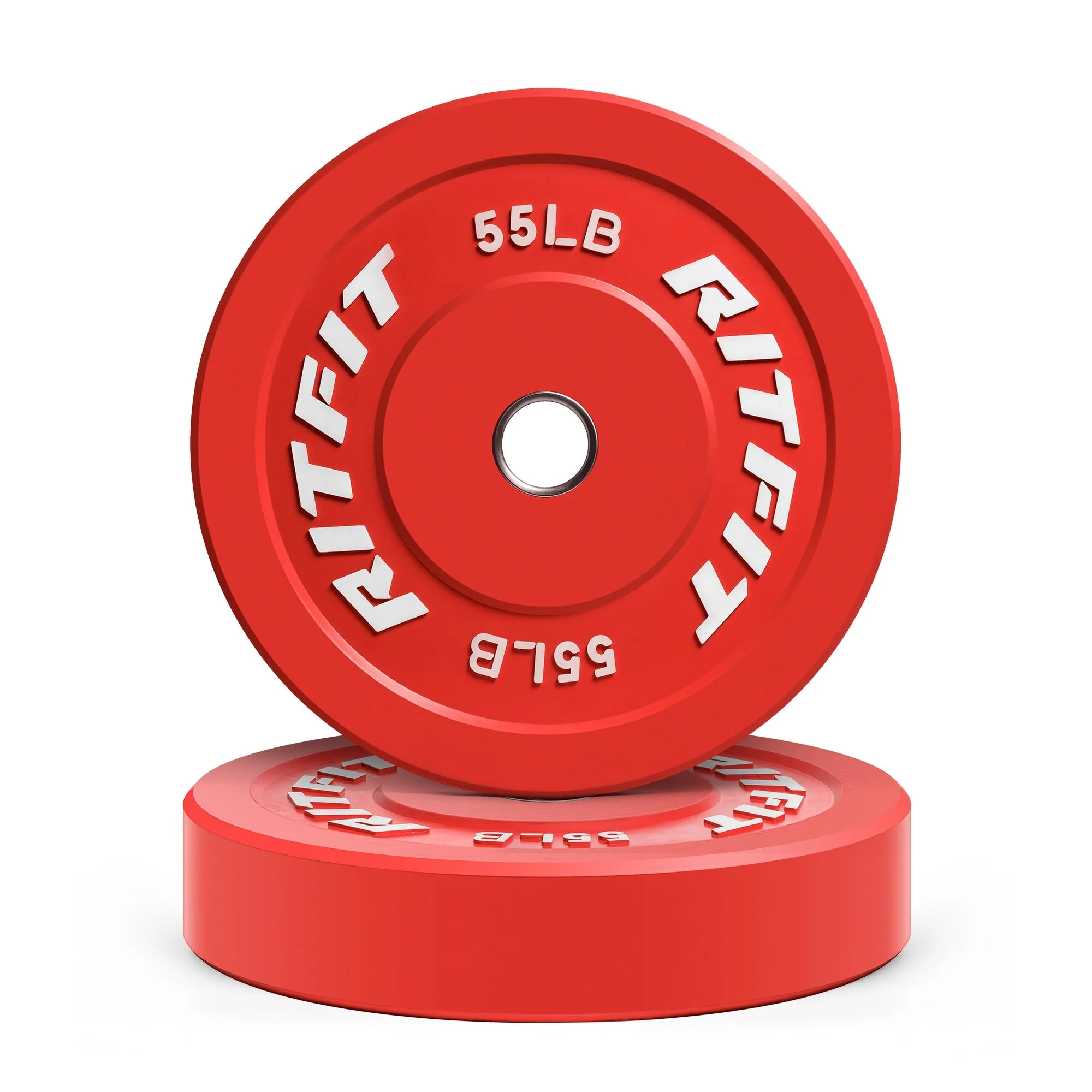 RitFit Color Olympic Bumper Weight Plates - 2-Inch - Image 7