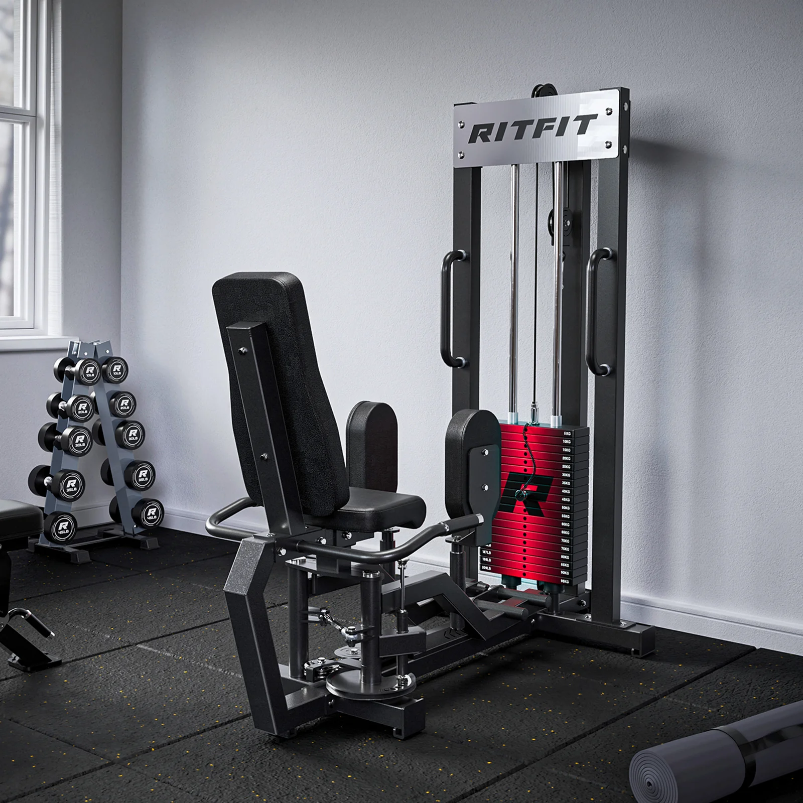 RitFit Home Hip Abductor and Adductor Machine - Image 3