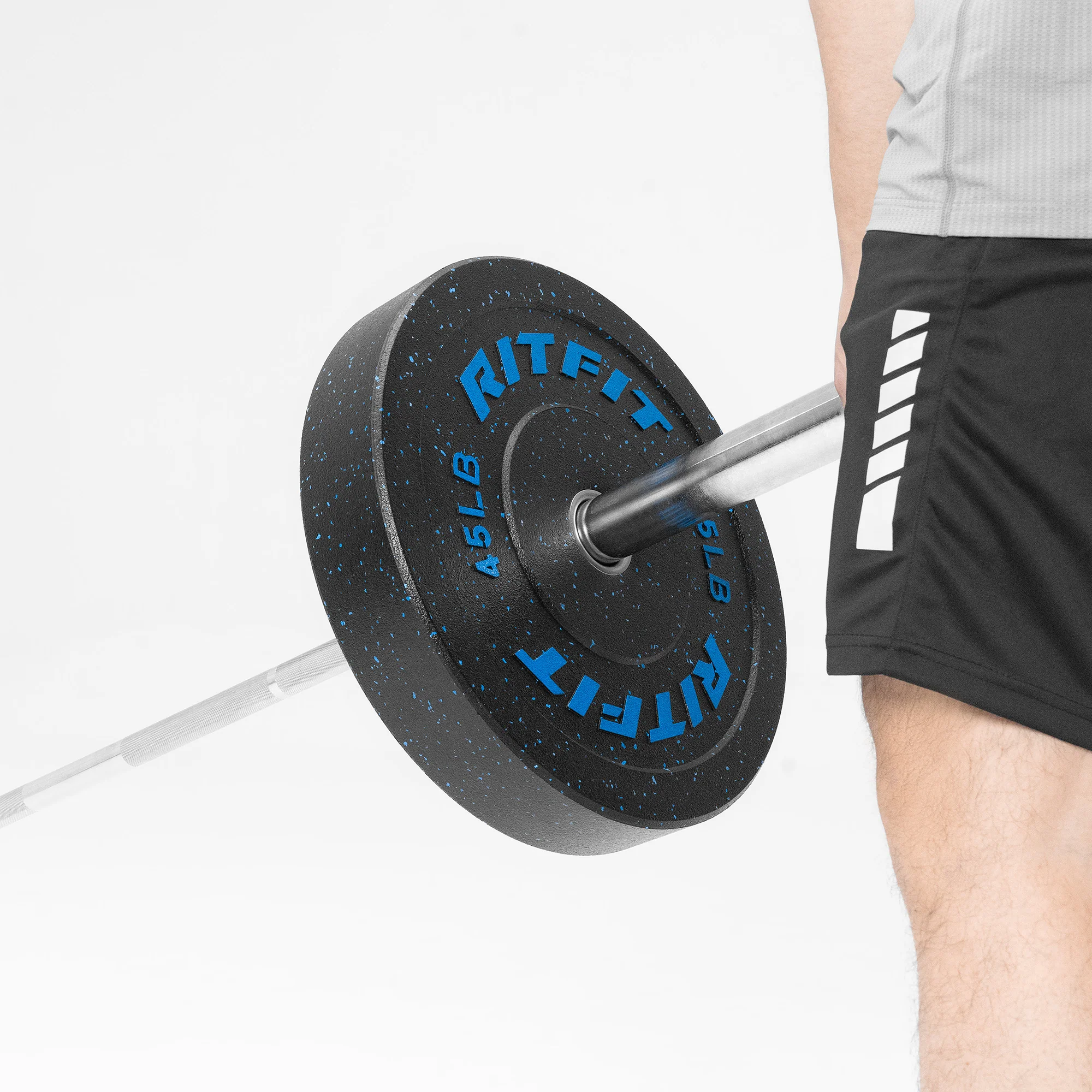 RitFit Fleck Olympic Bumper Weight Plates - 2-Inch - Image 16