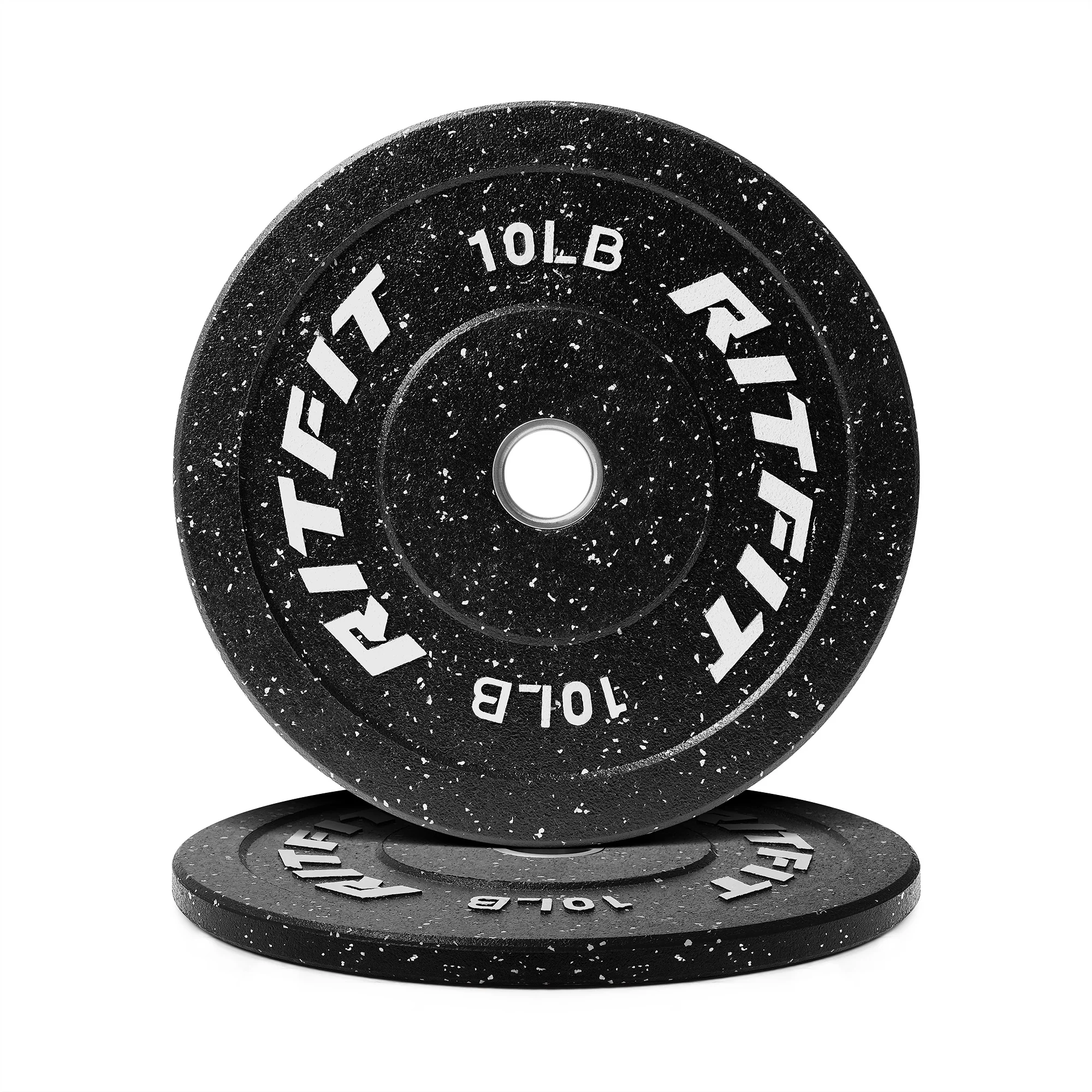 RitFit Fleck Olympic Bumper Weight Plates - 2-Inch - Image 3
