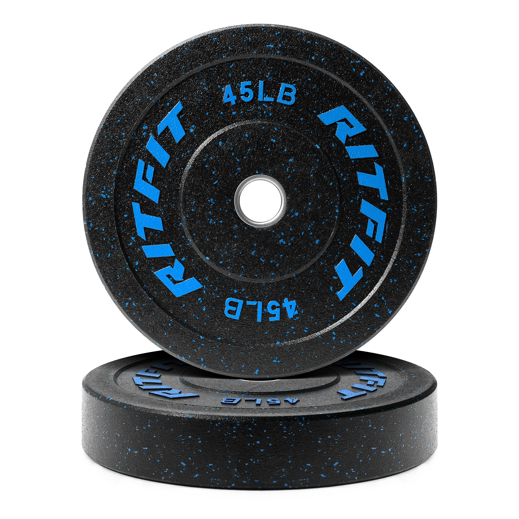 RitFit Fleck Olympic Bumper Weight Plates - 2-Inch - Image 6