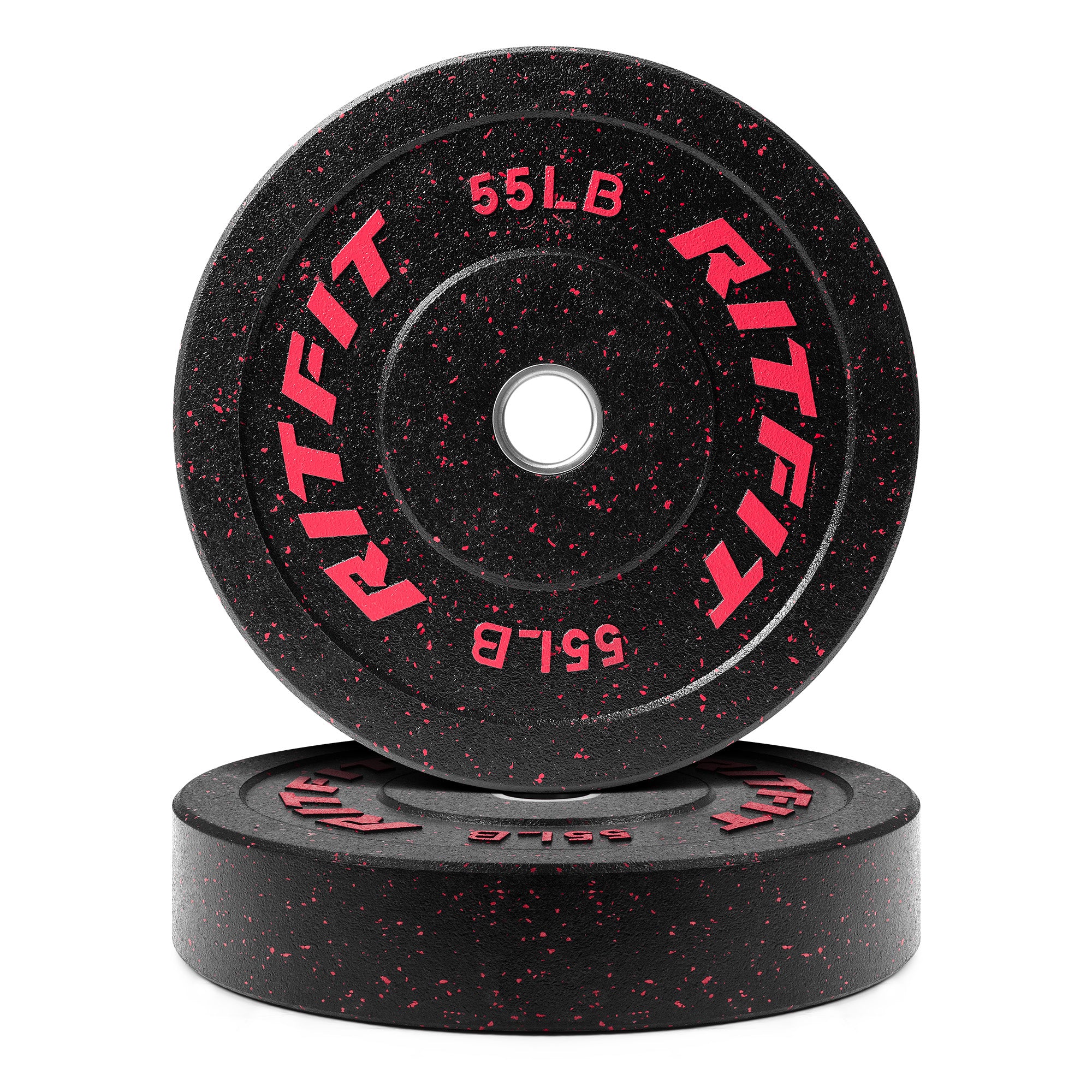 RitFit Fleck Olympic Bumper Weight Plates - 2-Inch - Image 7