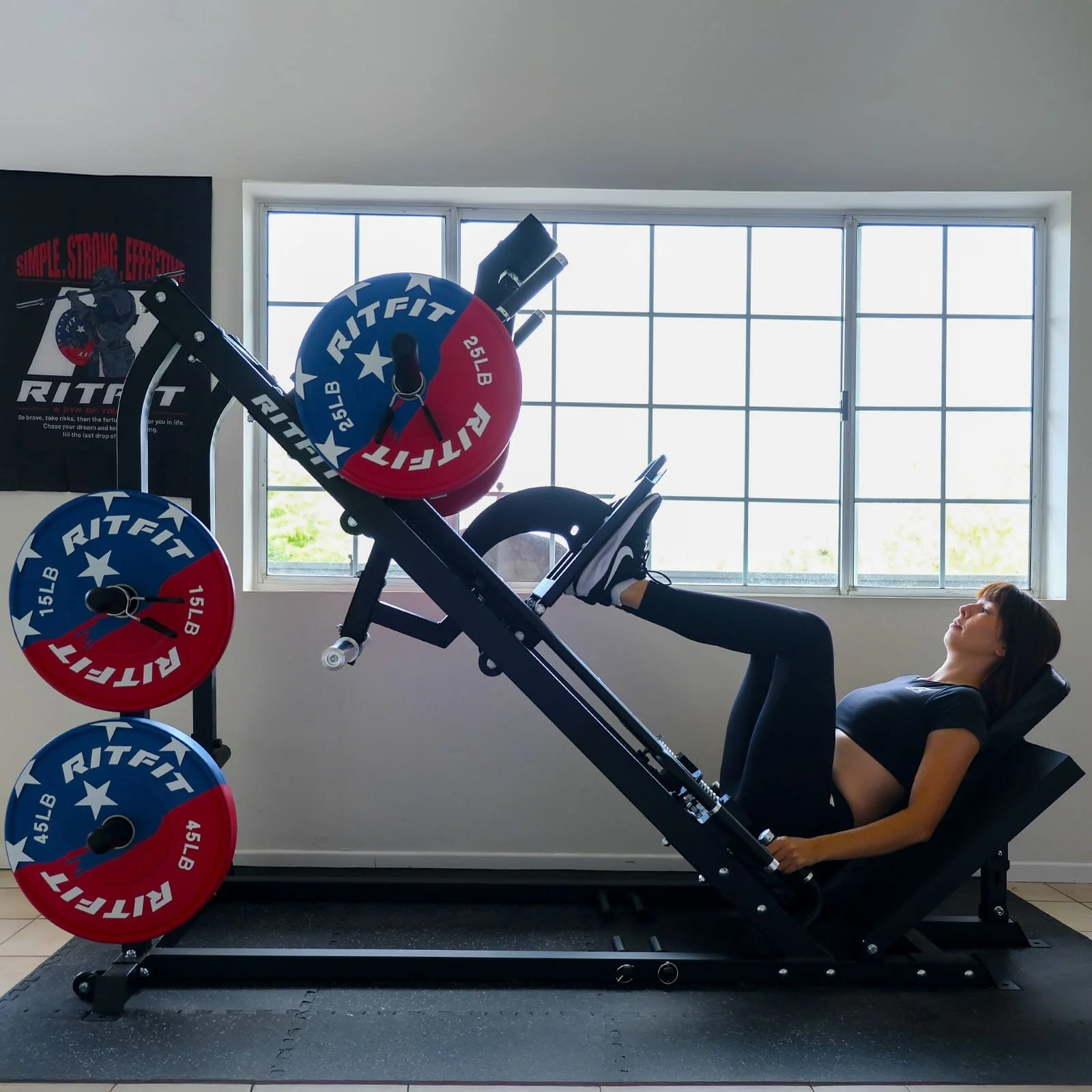 RitFit GAZELLE 3-in-1 Leg Press Hack Squat Machine for Home Gym - Image 15