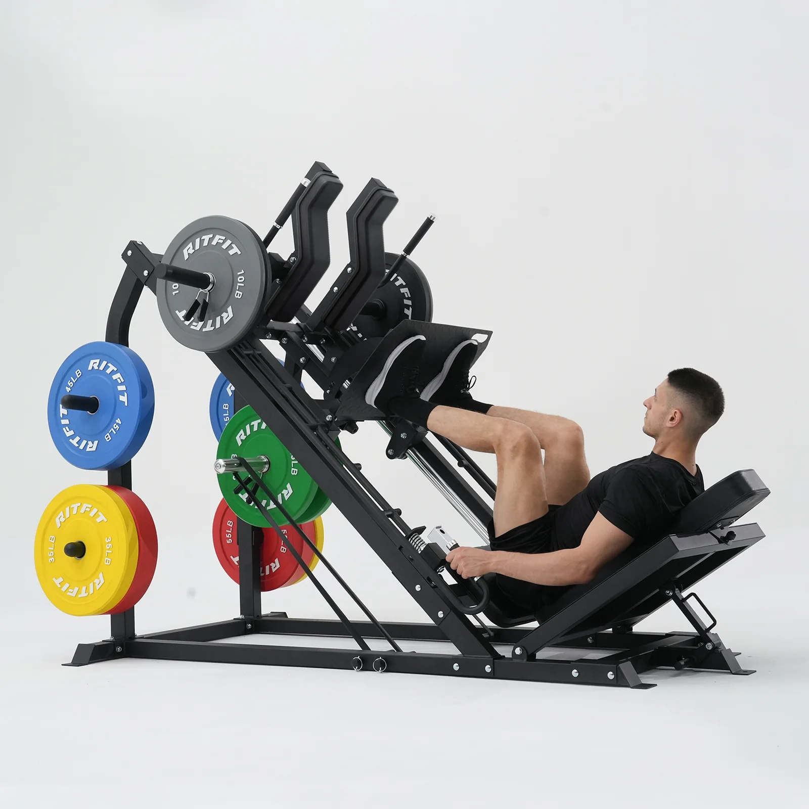 RitFit GAZELLE PRO 3-In-1 Leg Press and Hack Squat Machine - Image 9