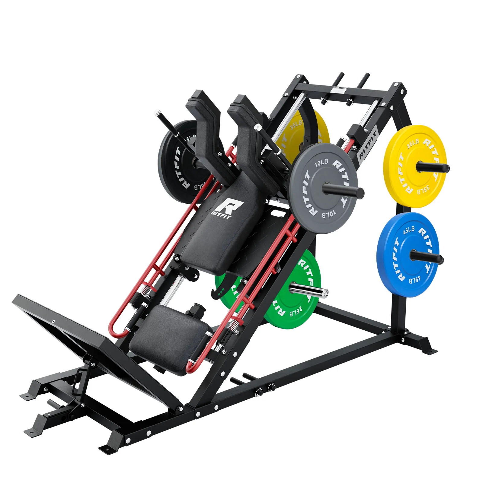 RitFit GAZELLE PRO 3-in-1 Leg Press & Hack Squat Machine Set - Image 3