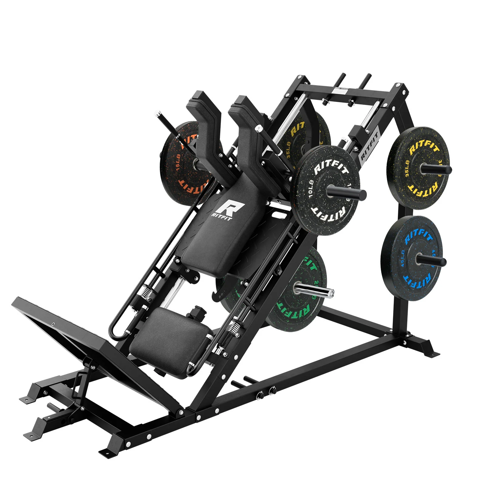 RitFit GAZELLE PRO 3-in-1 Leg Press & Hack Squat Machine Set - Image 8