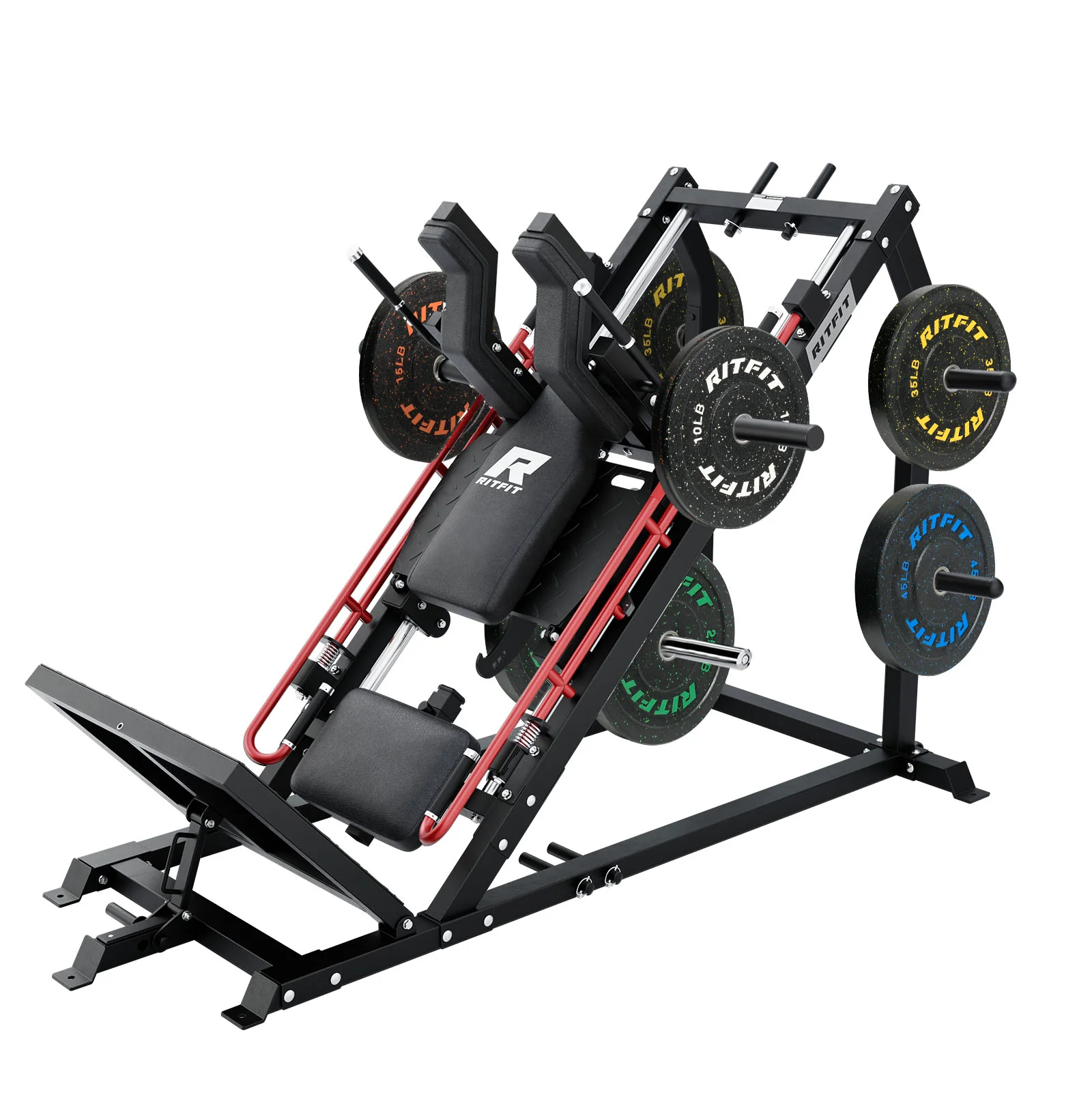 RitFit GAZELLE PRO 3-in-1 Leg Press & Hack Squat Machine Set - Image 9