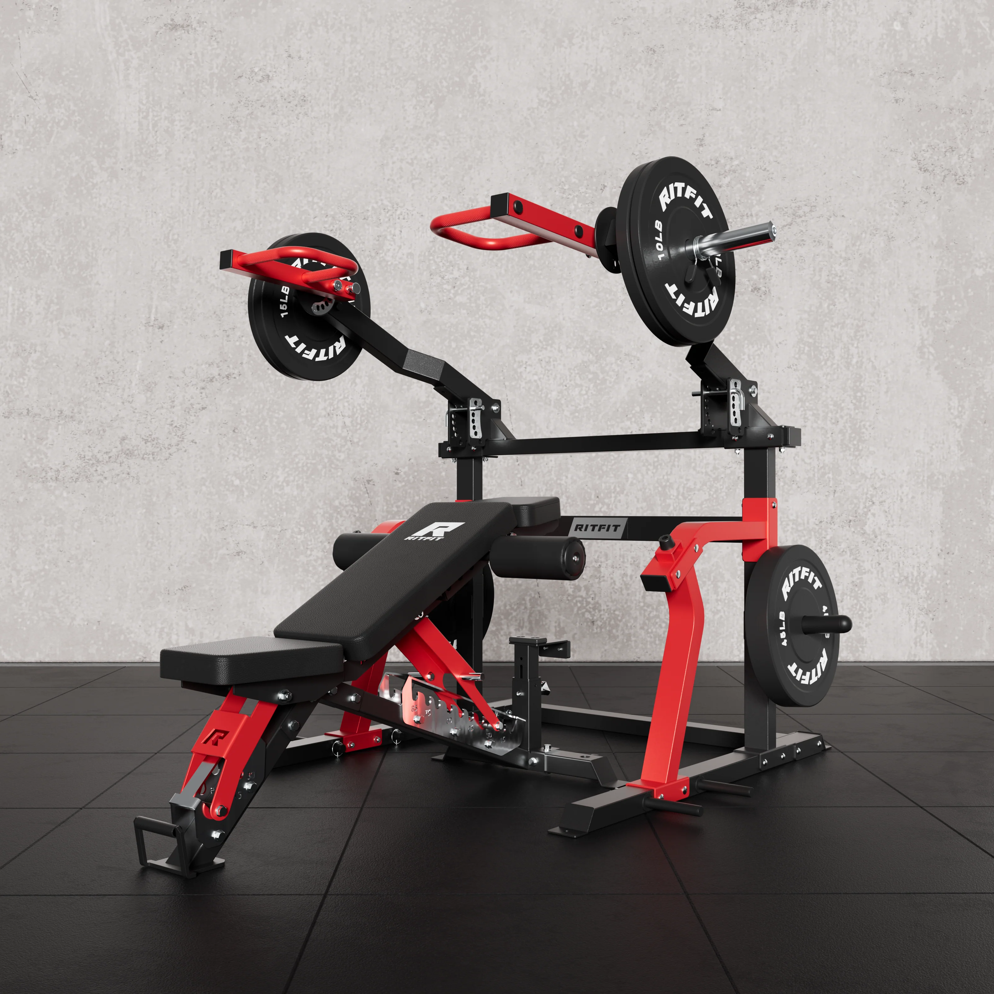 RitFit Gorilla 2-in-1 Chest and Shoulder Press Machine - Image 8