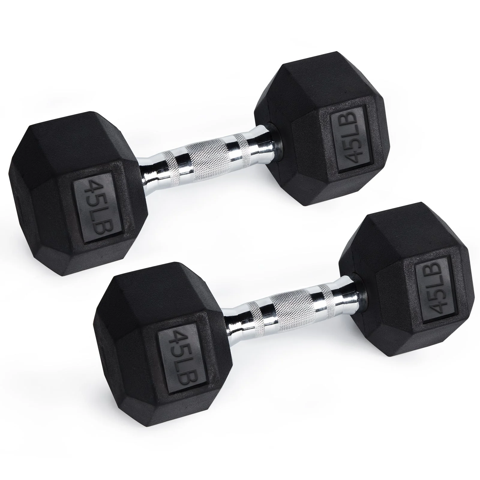 RitFit Rubber Hex Dumbbells Pairs and Sets - Image 18