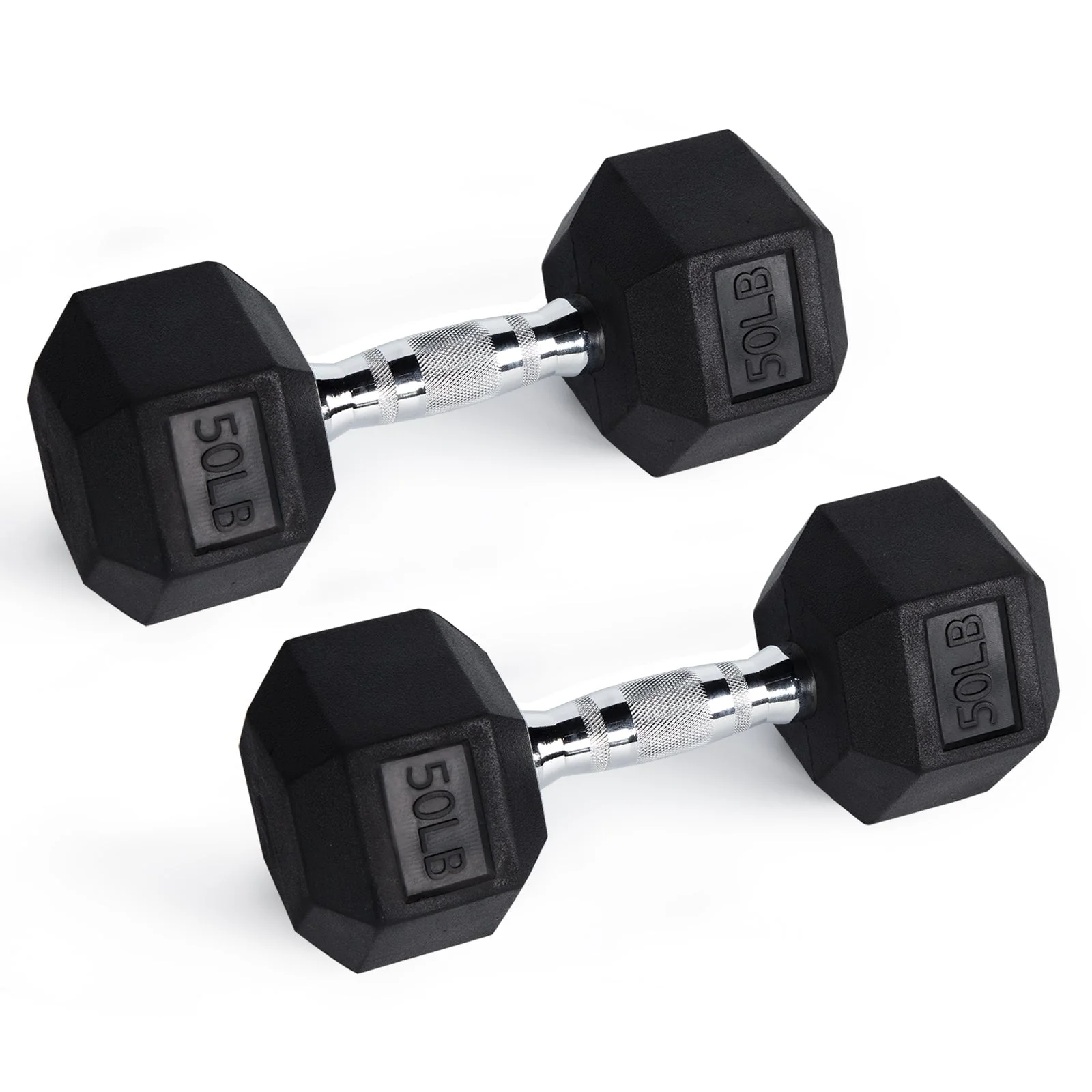 RitFit Rubber Hex Dumbbells Pairs and Sets - Image 19