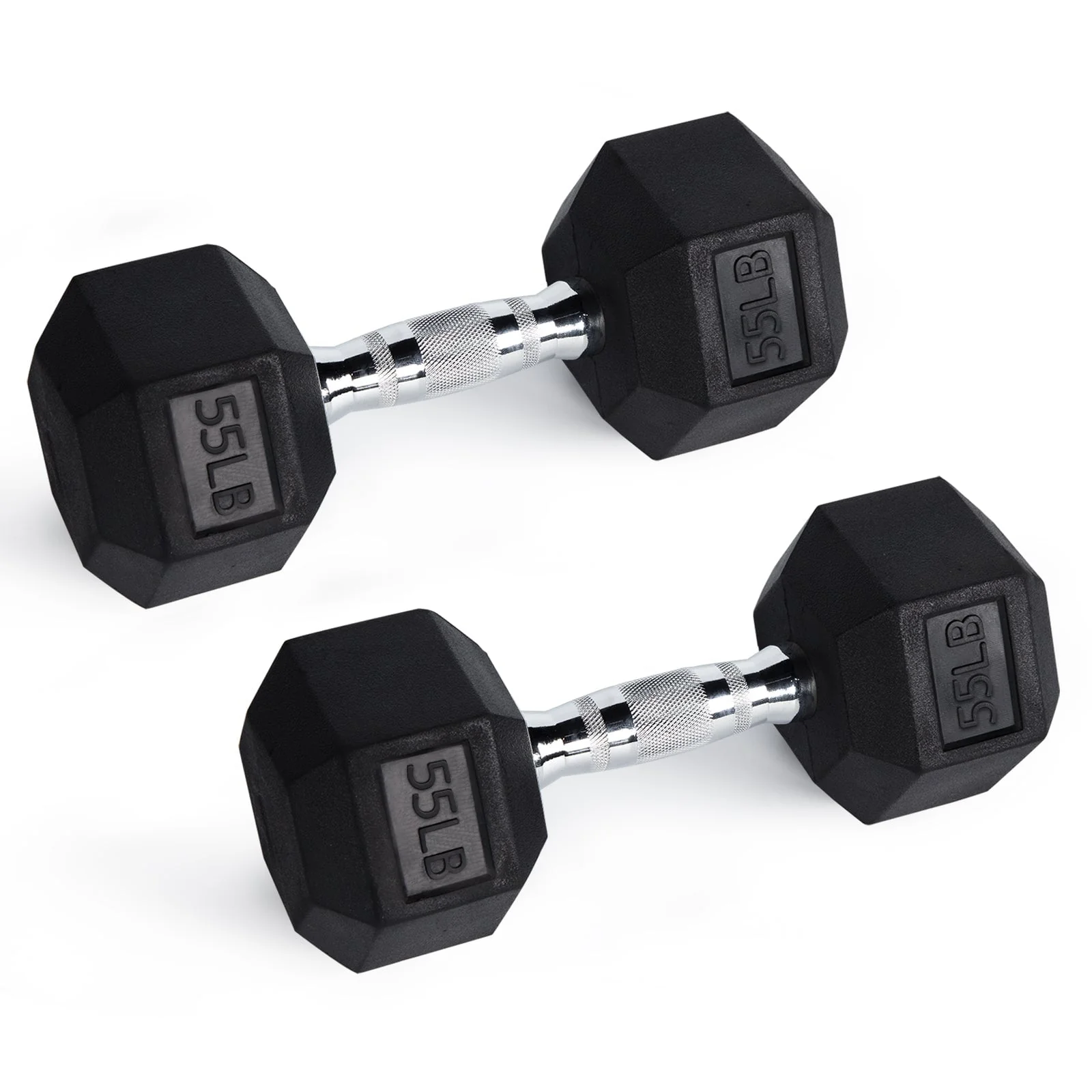 RitFit Rubber Hex Dumbbells Pairs and Sets - Image 20