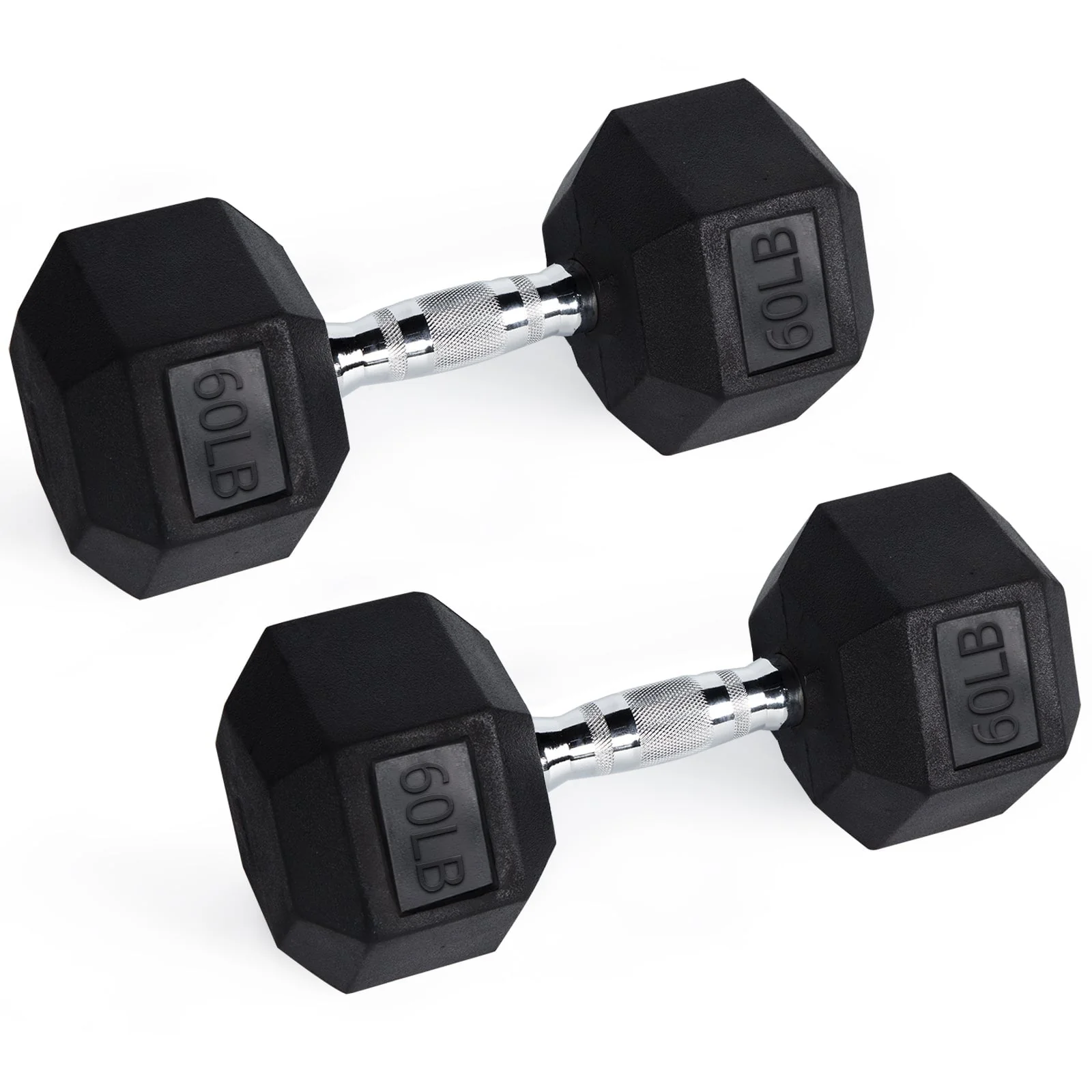 RitFit Rubber Hex Dumbbells Pairs and Sets - Image 21