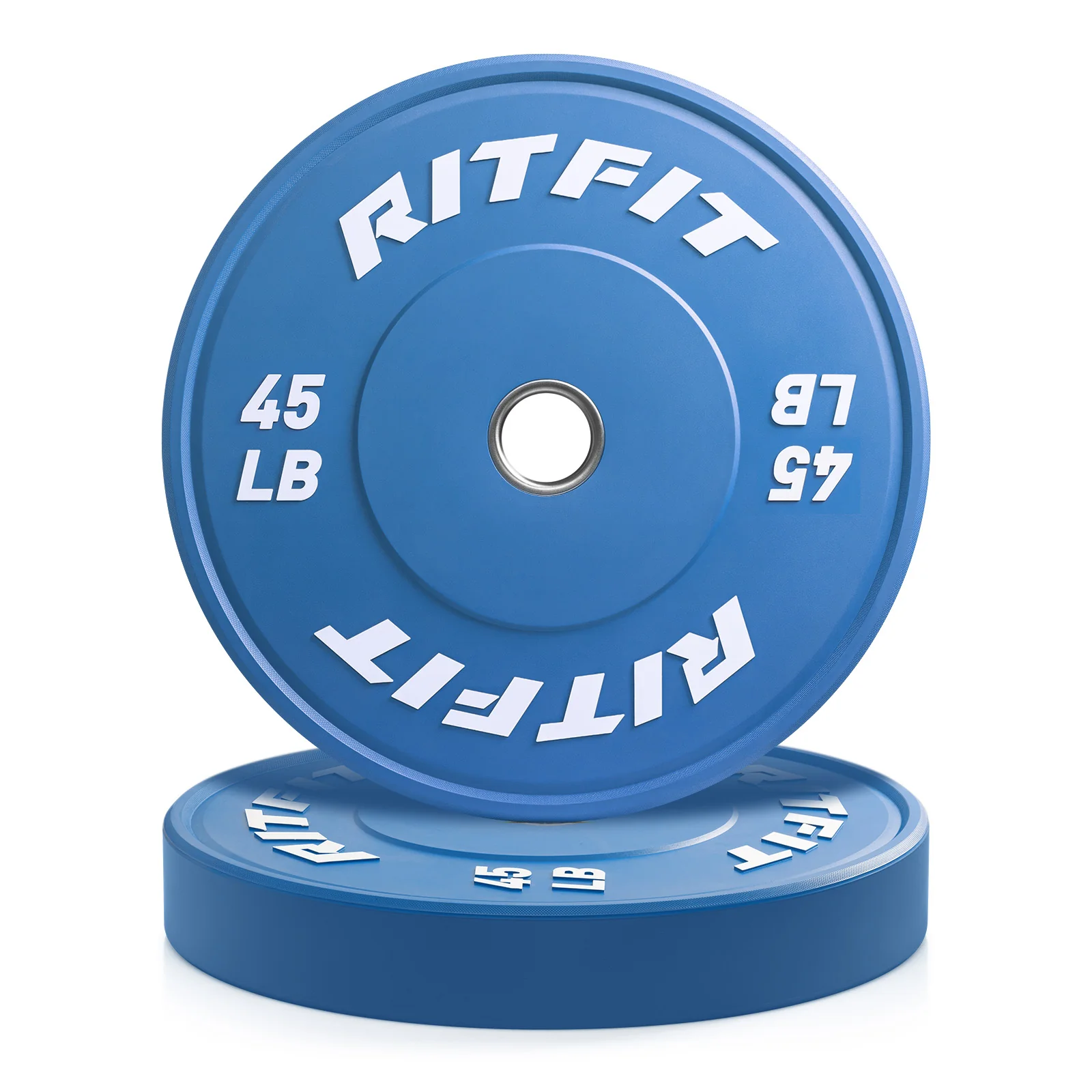 RitFit High-Grade Color Bumper Plates Olympic 2-Inch Rubber - Image 11
