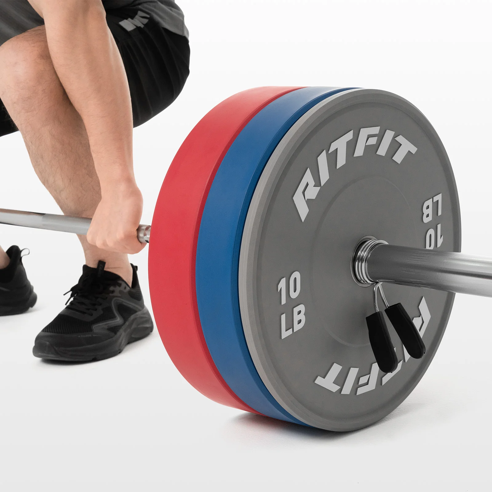 RitFit High-Grade Color Bumper Plates Olympic 2-Inch Rubber - Image 6