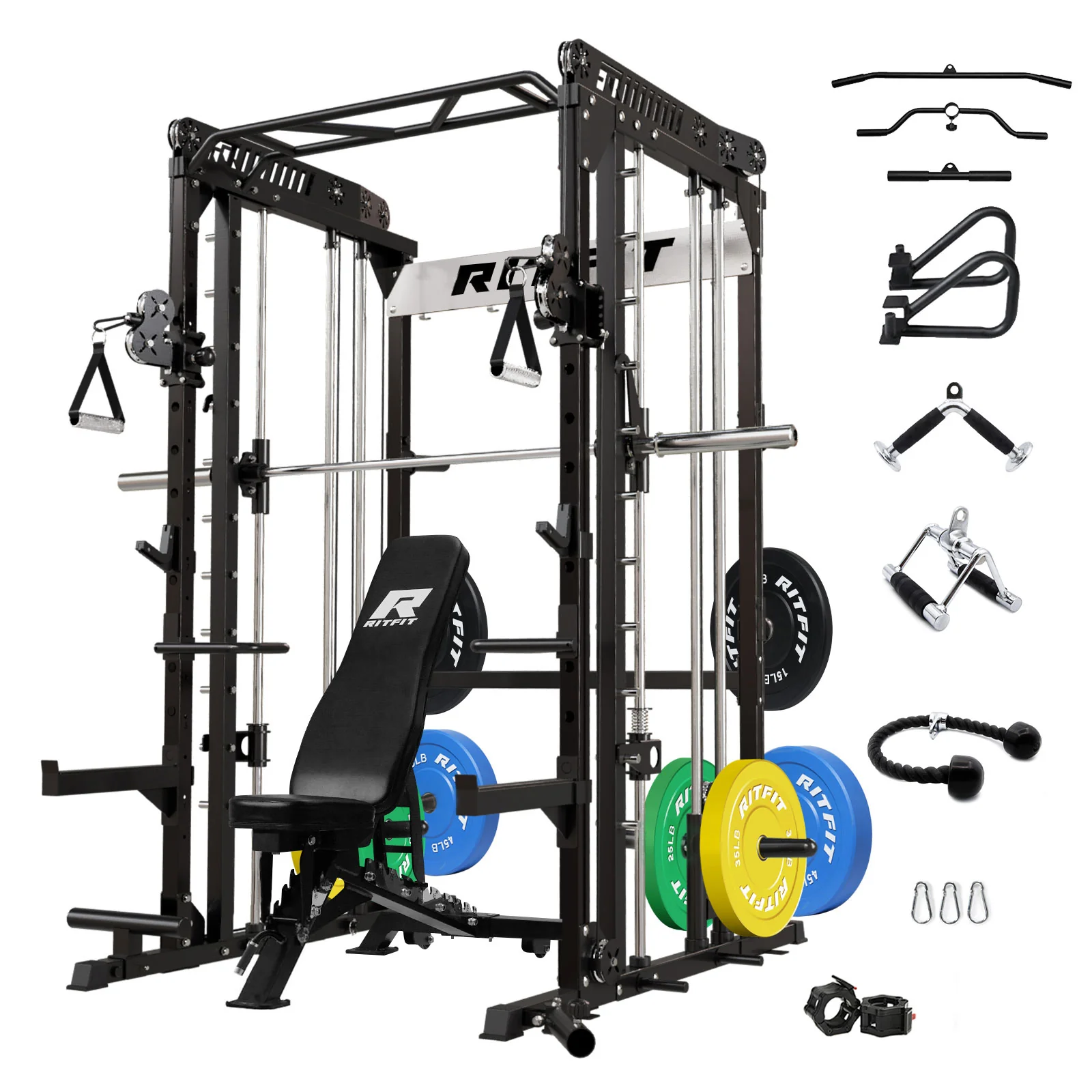 RitFit M1 PRO Smith Machine Home Gym Package Comprehensive All-In-One Workout System - Image 14
