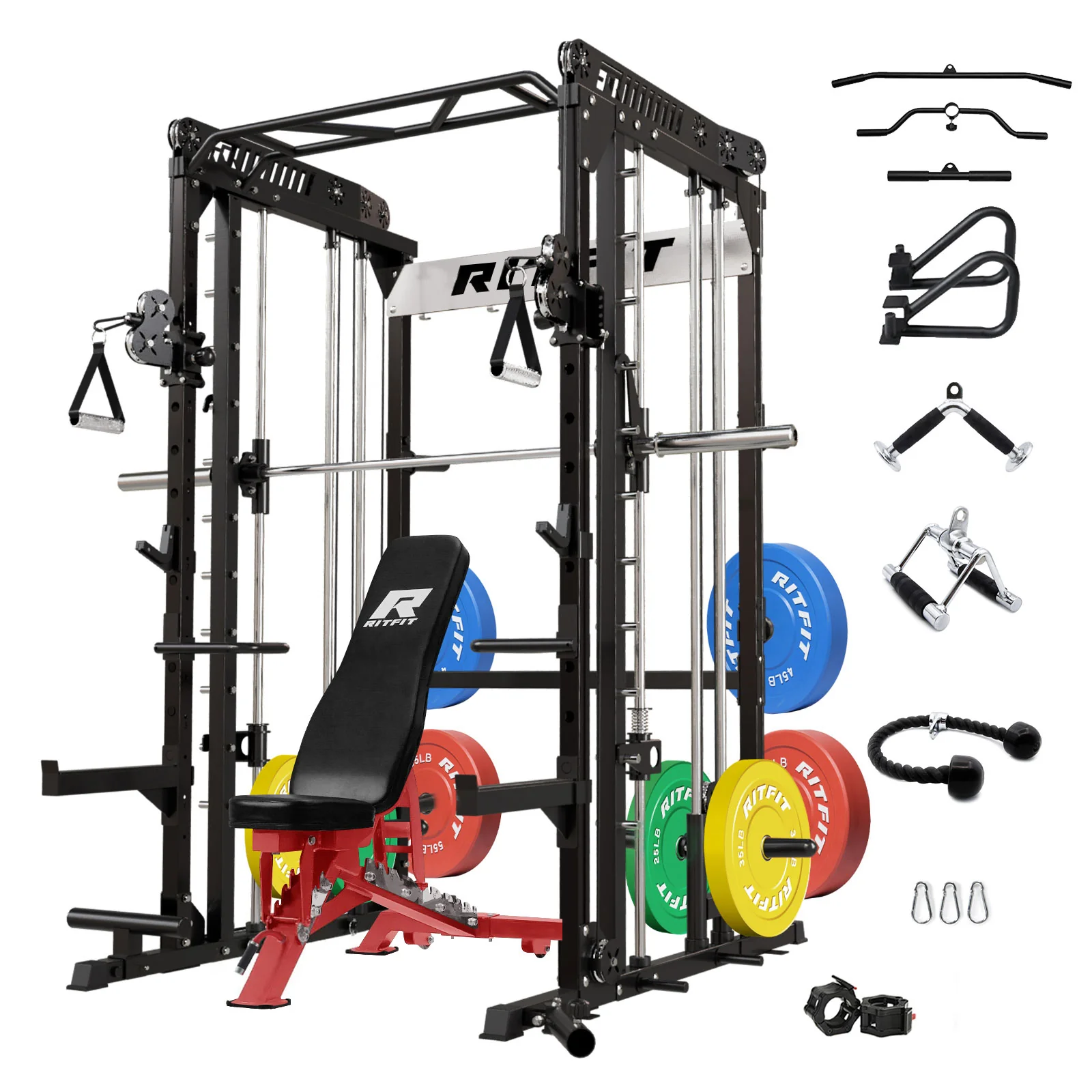 RitFit M1 PRO Smith Machine Home Gym Package Comprehensive All-In-One Workout System - Image 18
