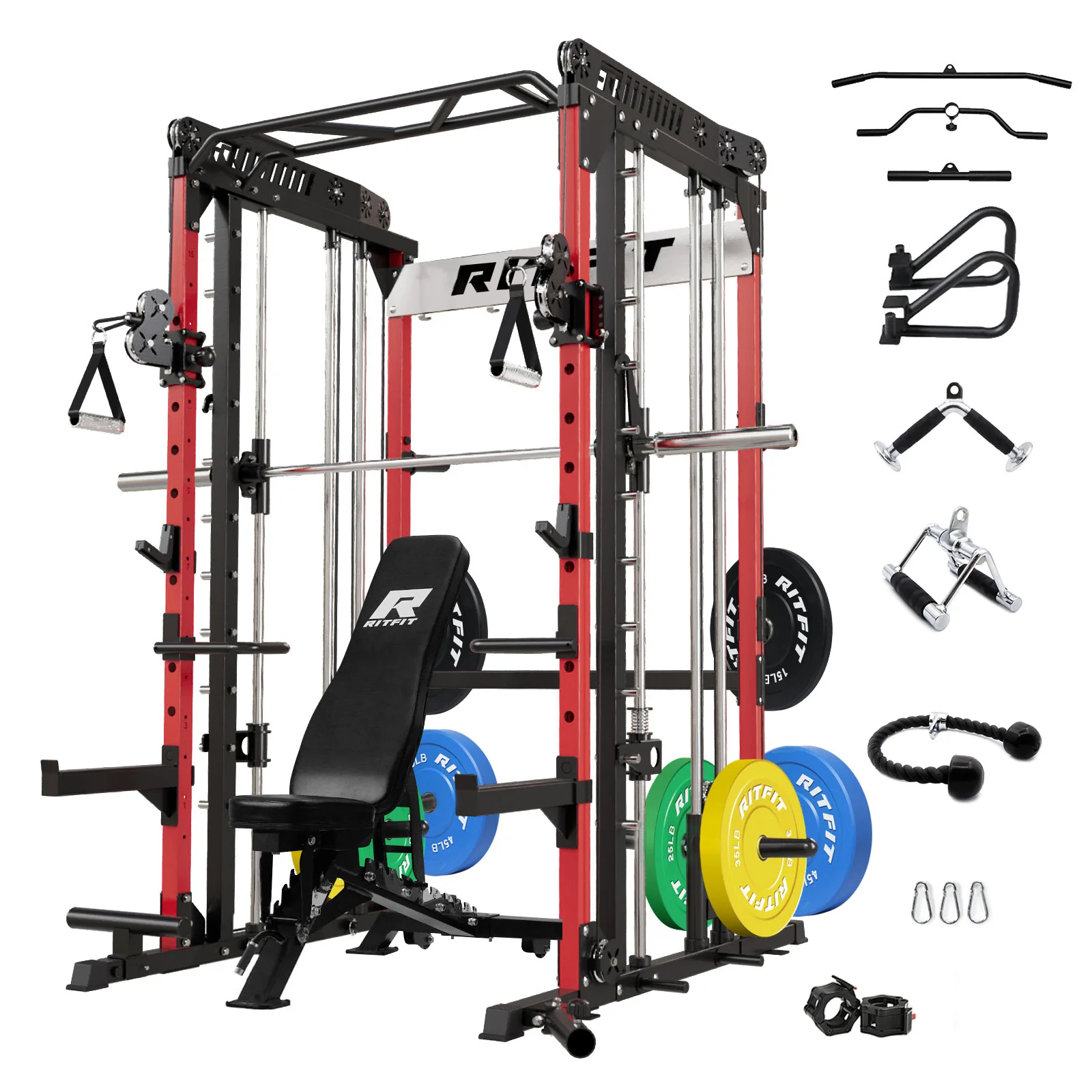 RitFit M1 PRO Smith Machine Home Gym Package Comprehensive All-In-One Workout System - Image 20