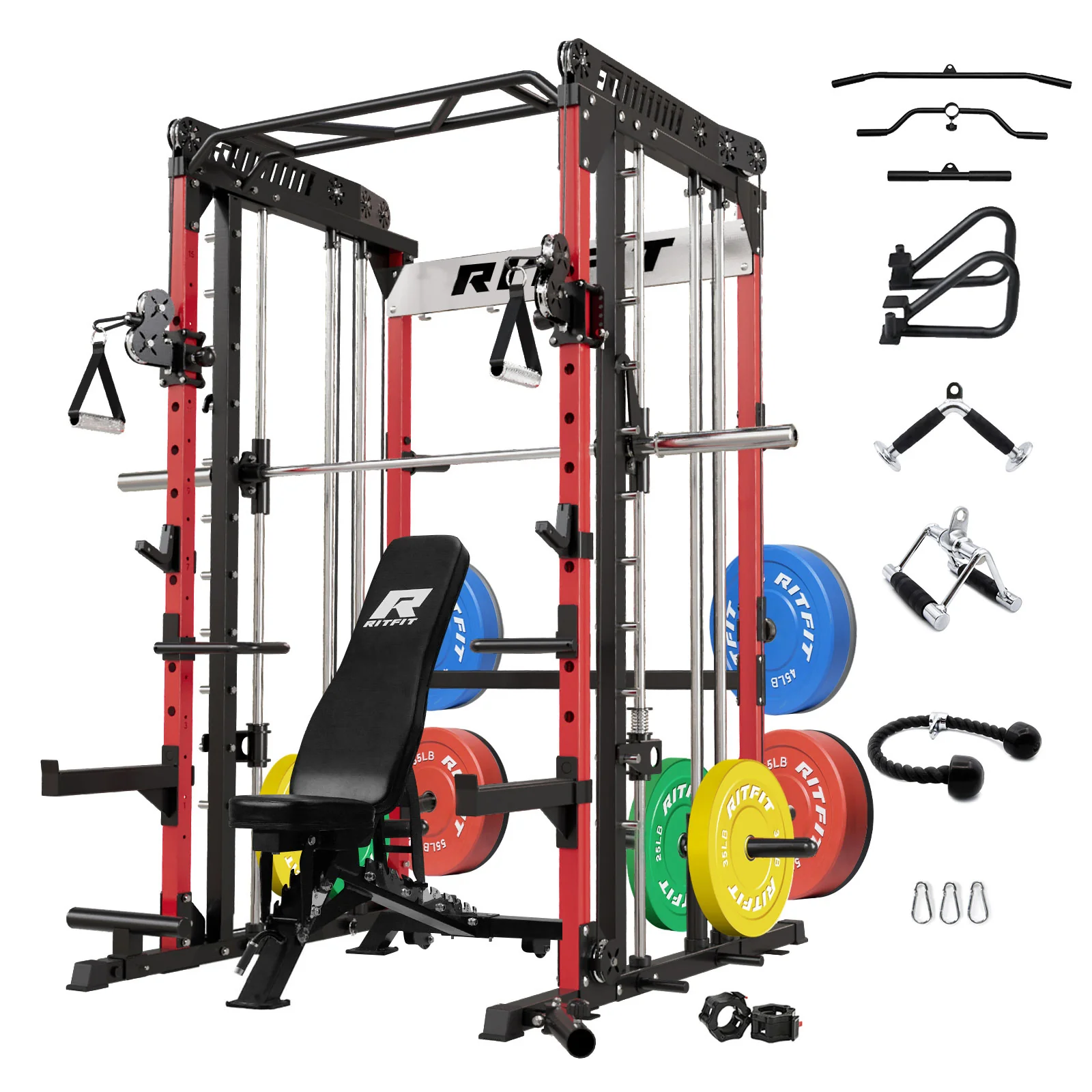RitFit M1 PRO Smith Machine Home Gym Package Comprehensive All-In-One Workout System - Image 21