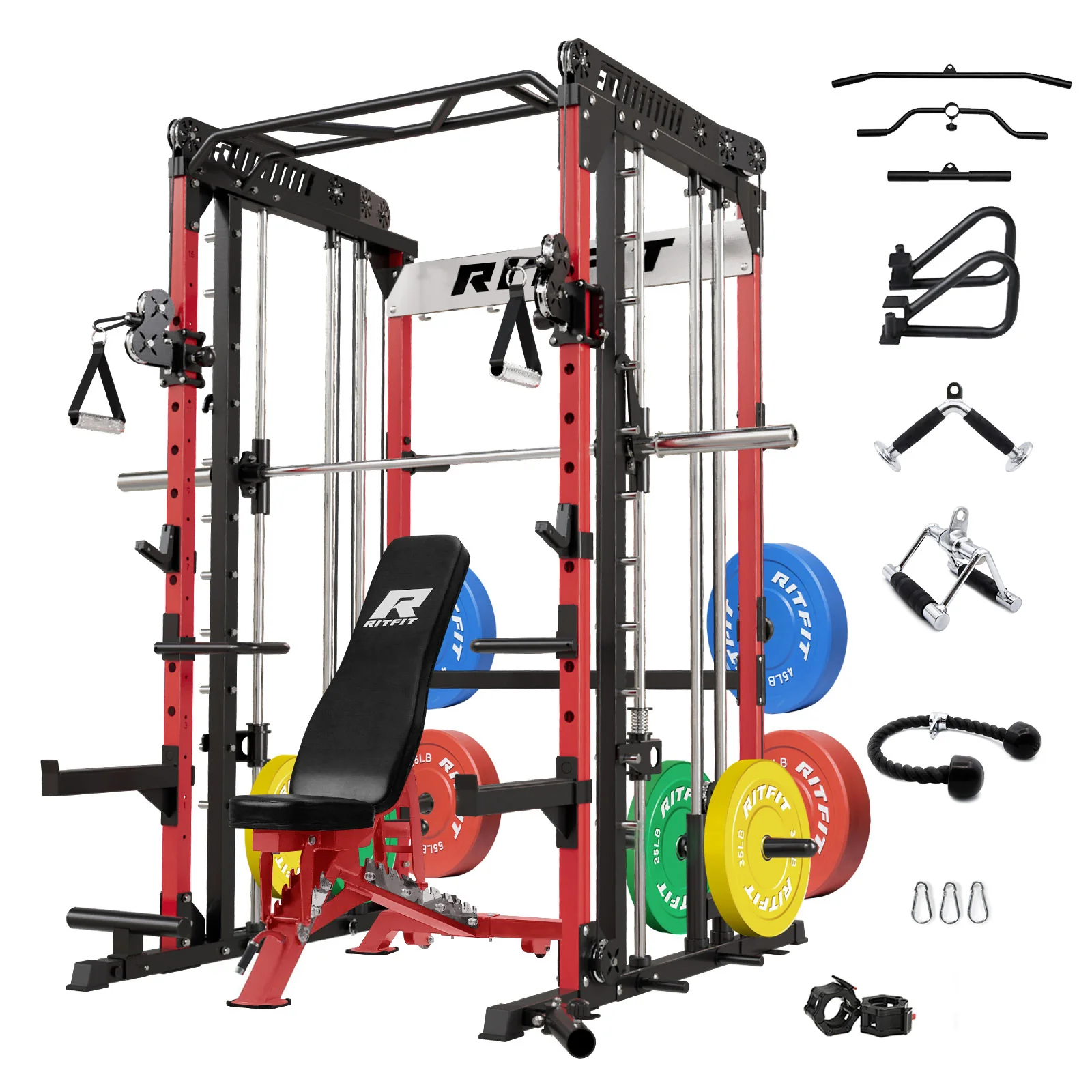 RitFit M1 PRO Smith Machine Home Gym Package Comprehensive All-In-One Workout System - Image 23