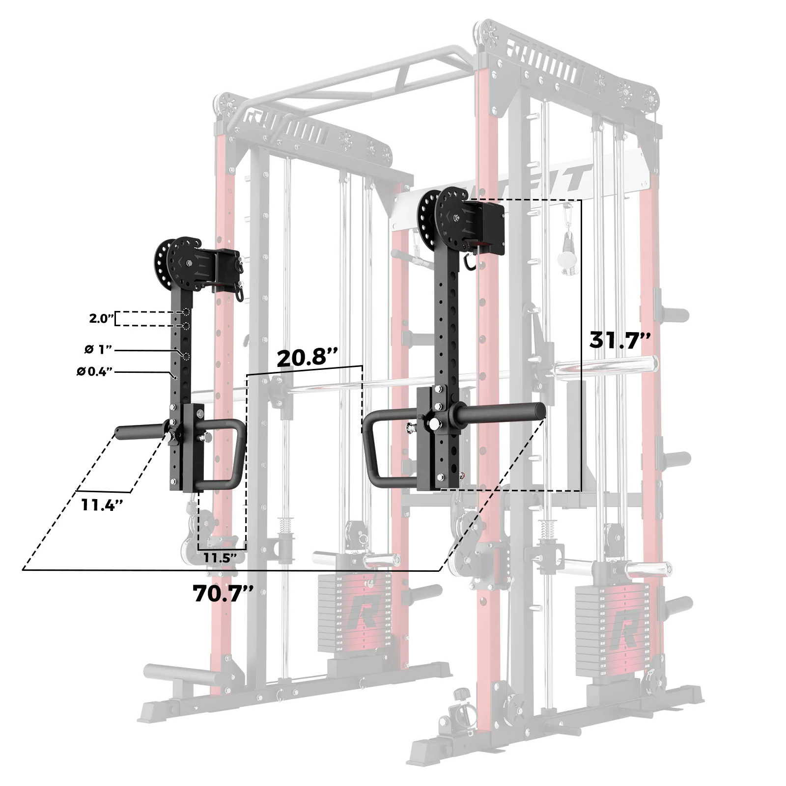 RitFit LAM1 Adjustable Lever Arm Attachment (Only for M1 PRO) - Image 3