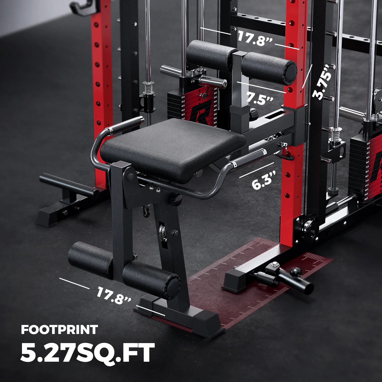 RitFit LEM2 Leg Extension Rack Attachment (Only for M2) - Image 4