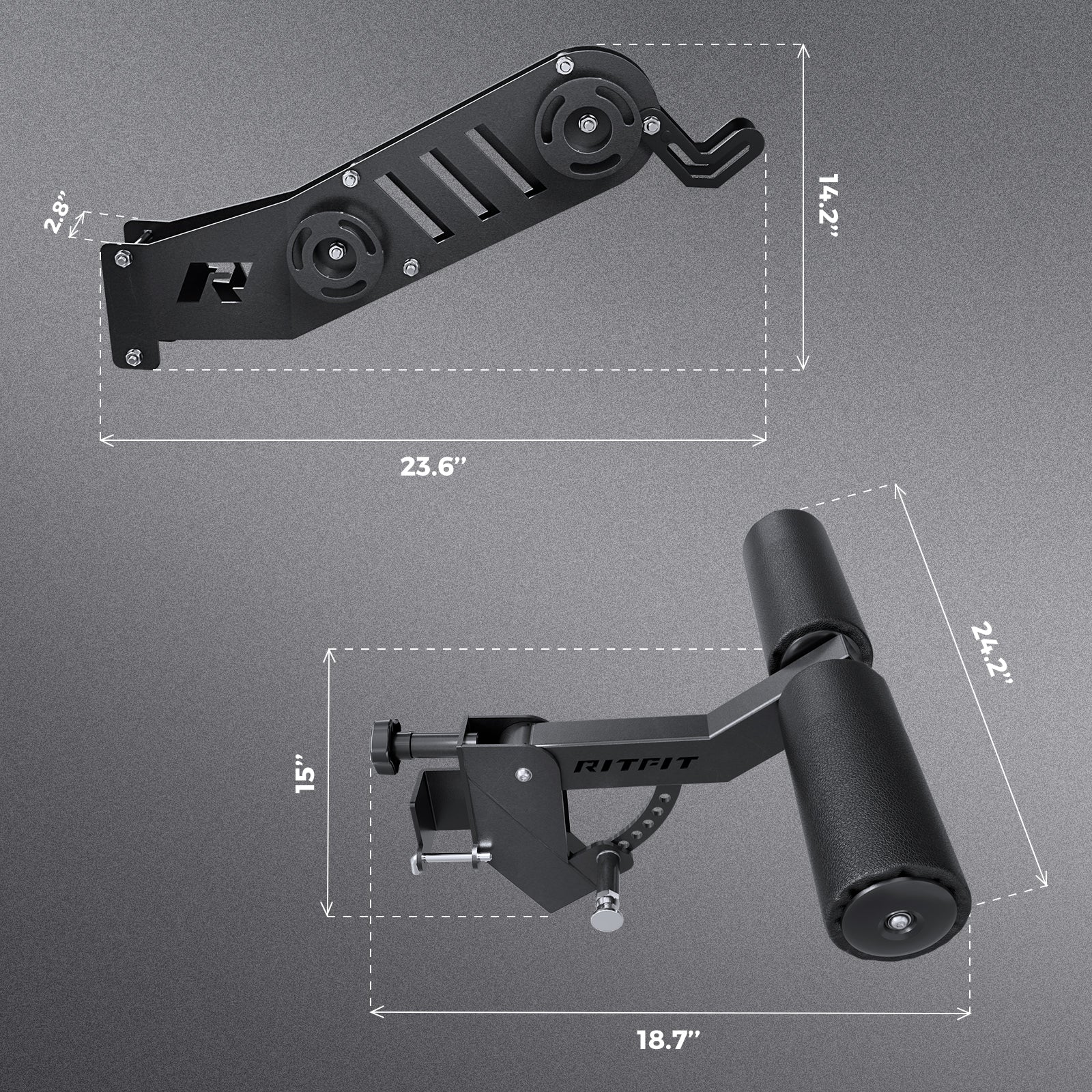 RitFit LPM1 Lat Pulldown & Leg Holder Attachment Bundle (Only for M1 PRO) - Image 6