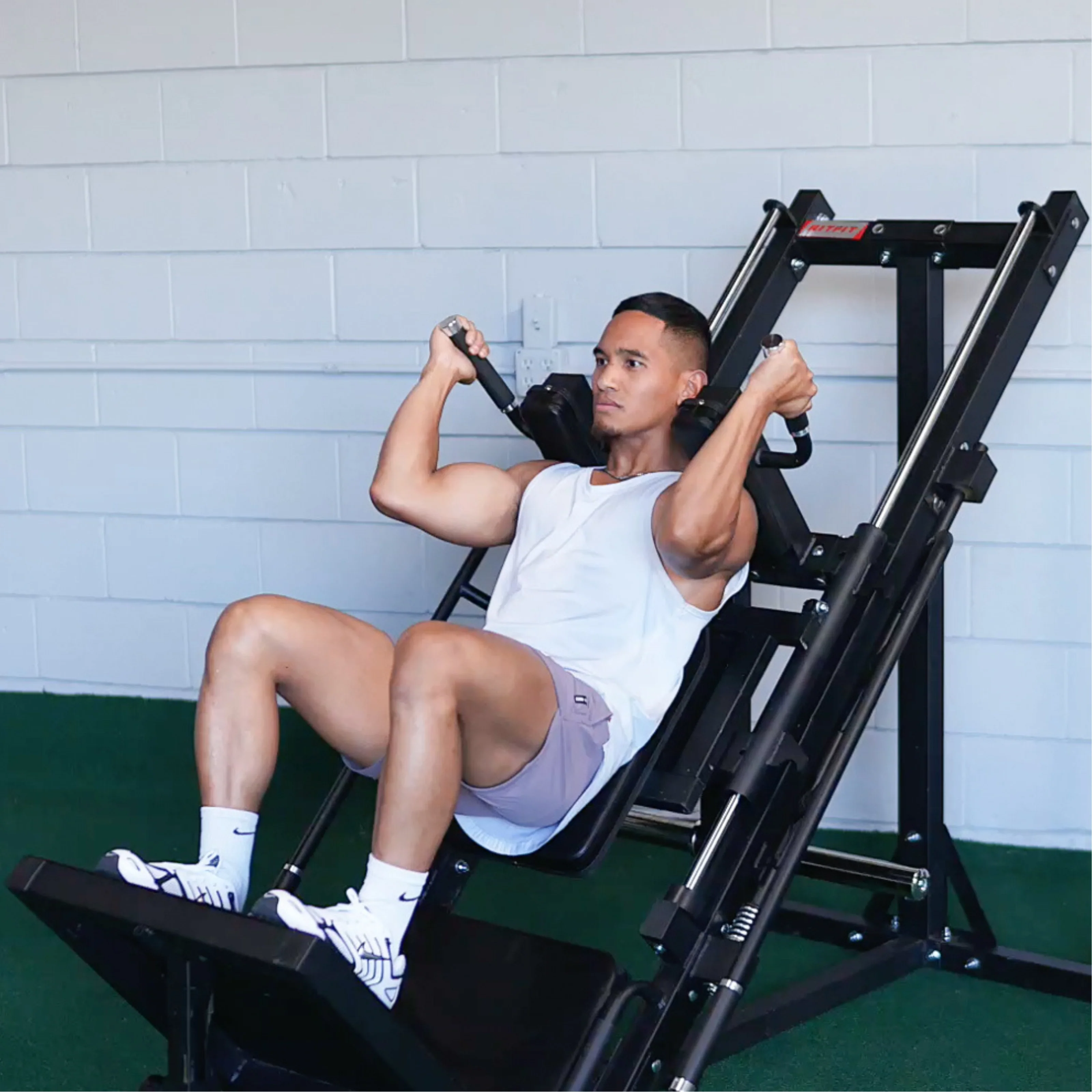 RitFit BLP01 45 Degree 3-In-1 Leg Press Hack Squat and Calf Raise Machine - Image 8