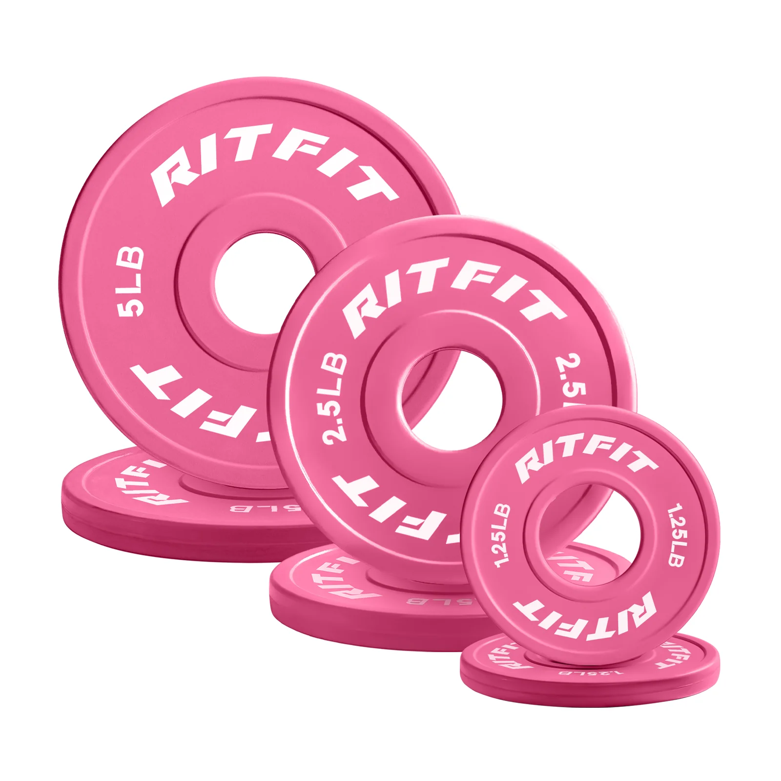 RitFit Mini Rubber Weight Plates Standard Set - Image 10