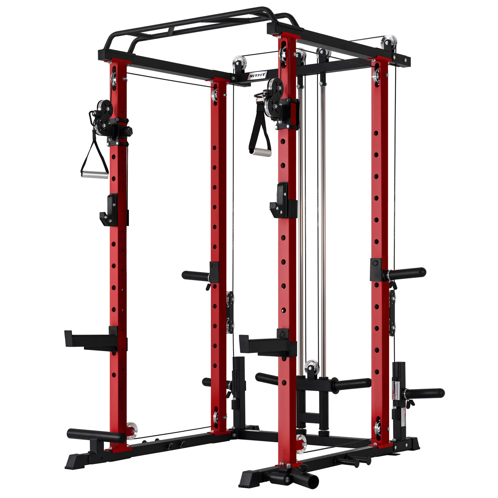 RitFit P3 Power Cage 1200lbs with Smooth Cable System & Aluminum Pulleys - Image 3