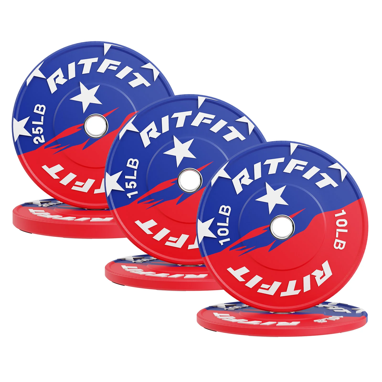 RitFit Patriotic Color Bumper Plates - 2 Inch - Image 10