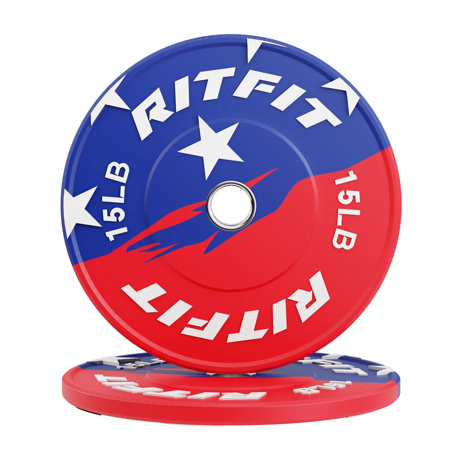 RitFit Patriotic Color Bumper Plates - 2 Inch - Image 5