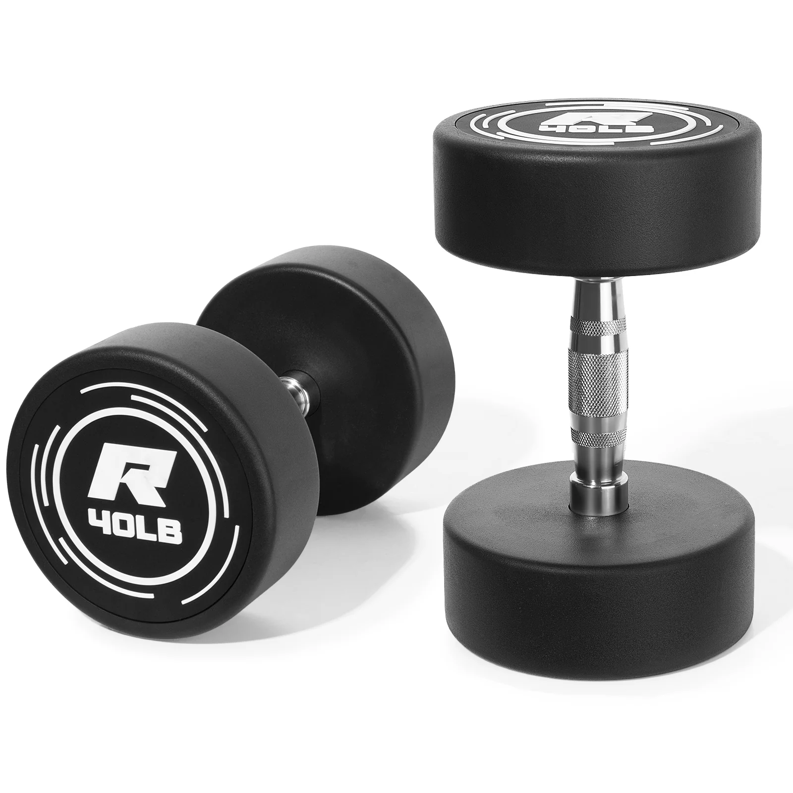 RitFit PVC-Coated Round Dumbbells in Pairs - Image 14
