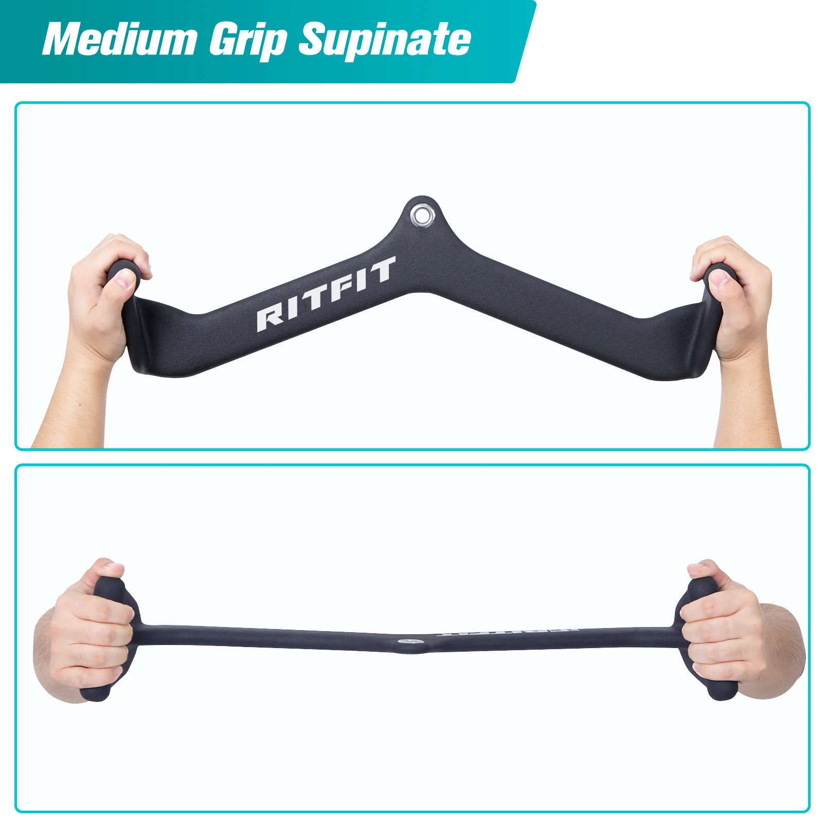 RitFit 5pcs Lat Pulldown Bar Combo - Image 13
