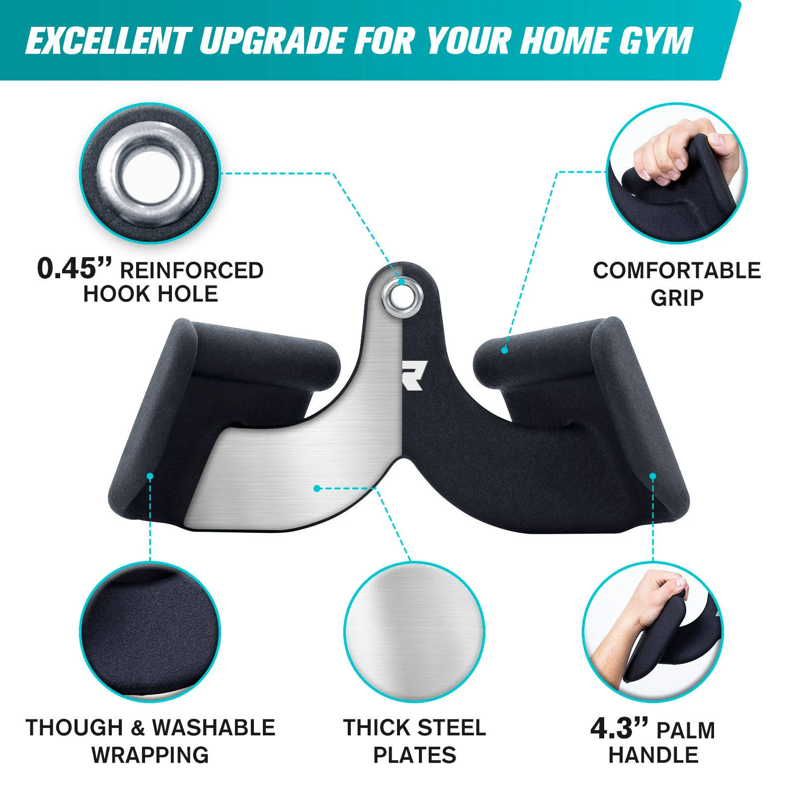 RitFit 5pcs Lat Pulldown Bar Combo - Image 5