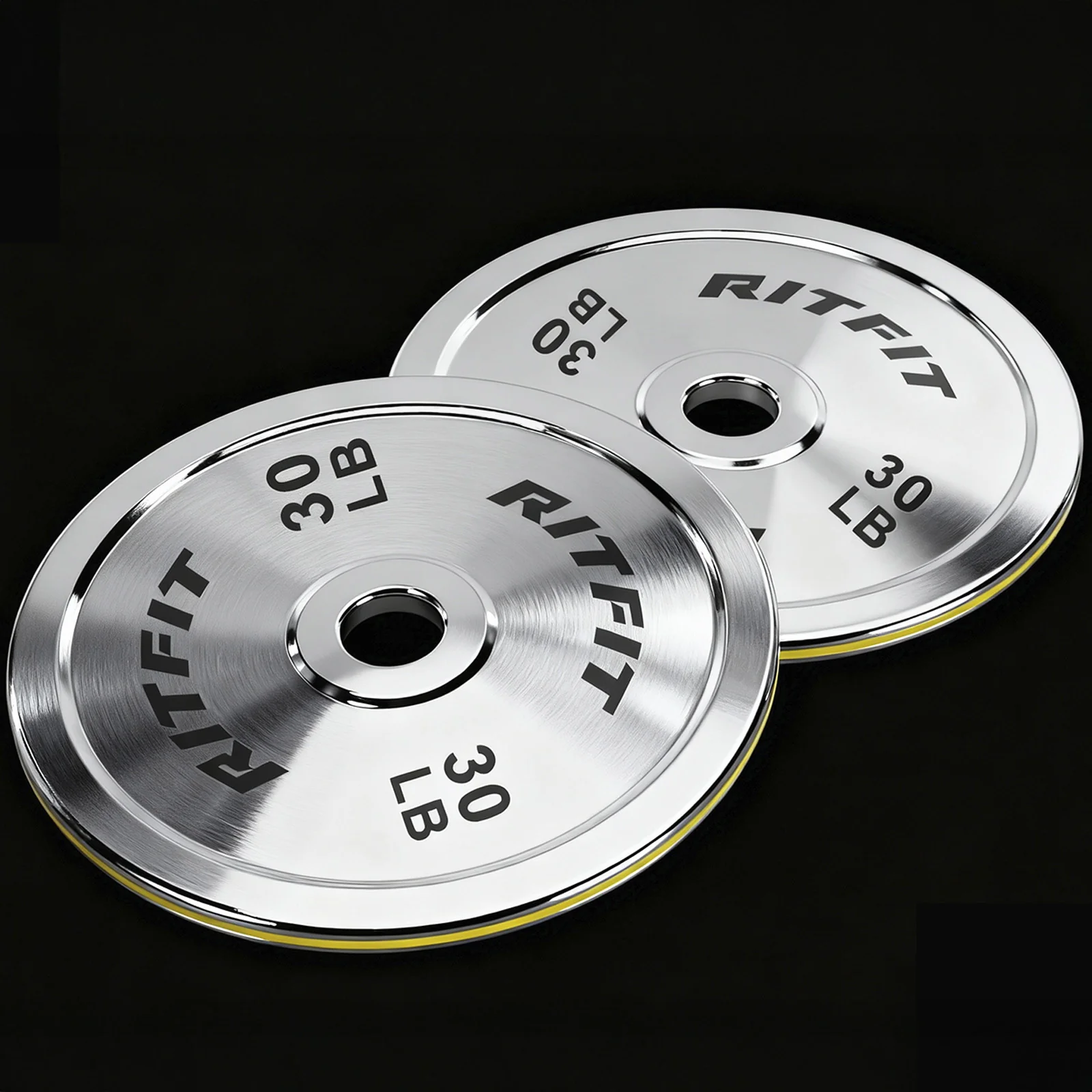 RitFit Silver Steel Strip Olympic Plates 2-Inch - Image 9