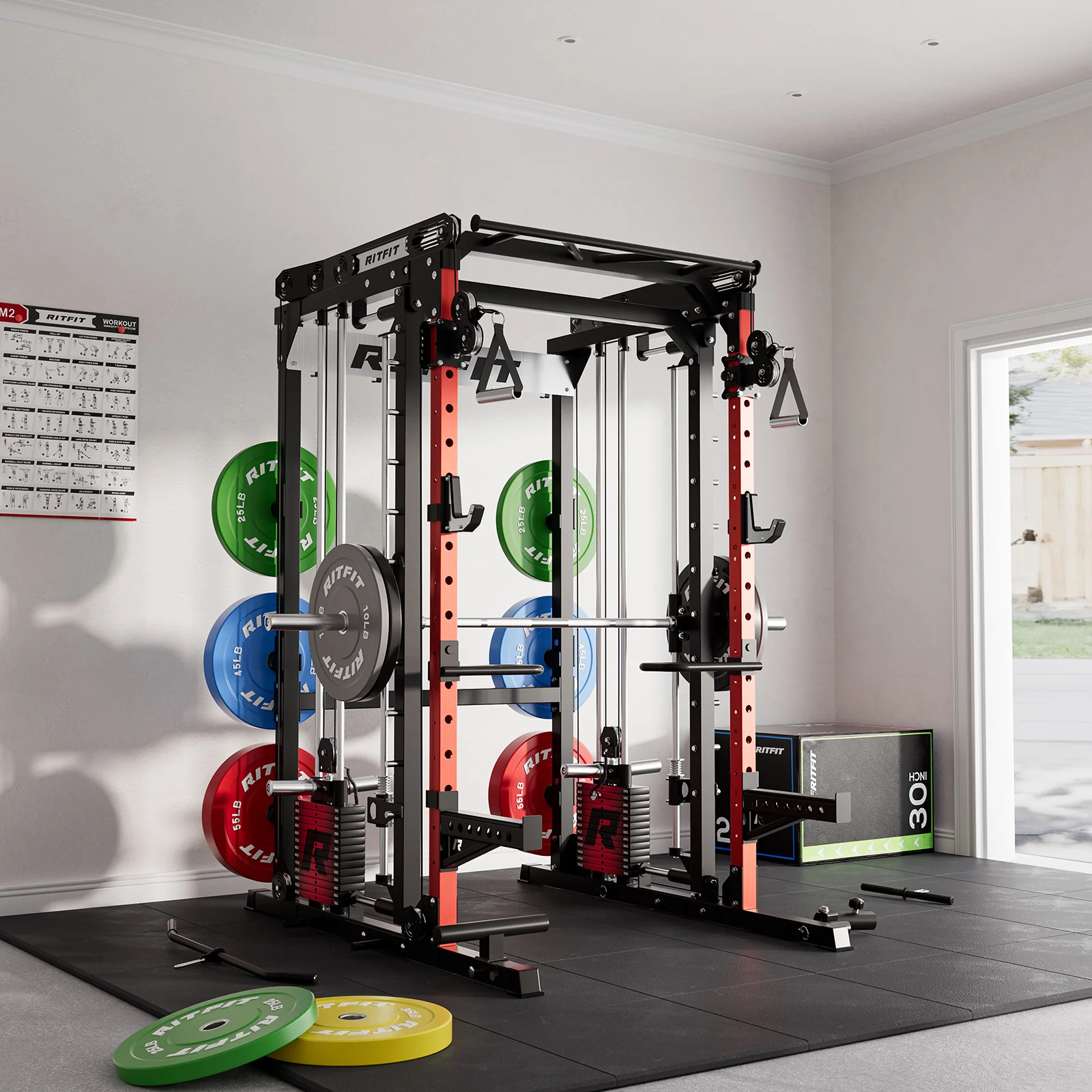 RitFit WSM2 Weight Stack Set 286lbs for M2 / M2 3D - Image 3